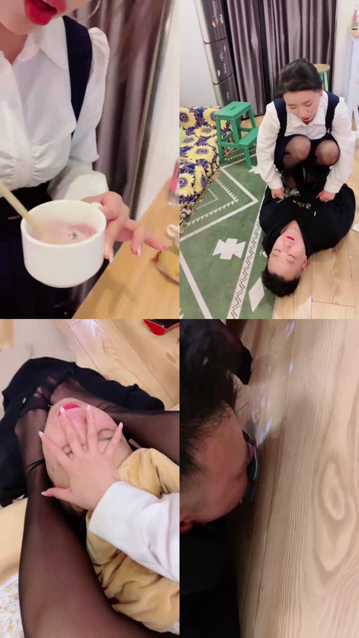 【潘妮女王】捆绑强制灌圣水/头压马桶/加官窒息