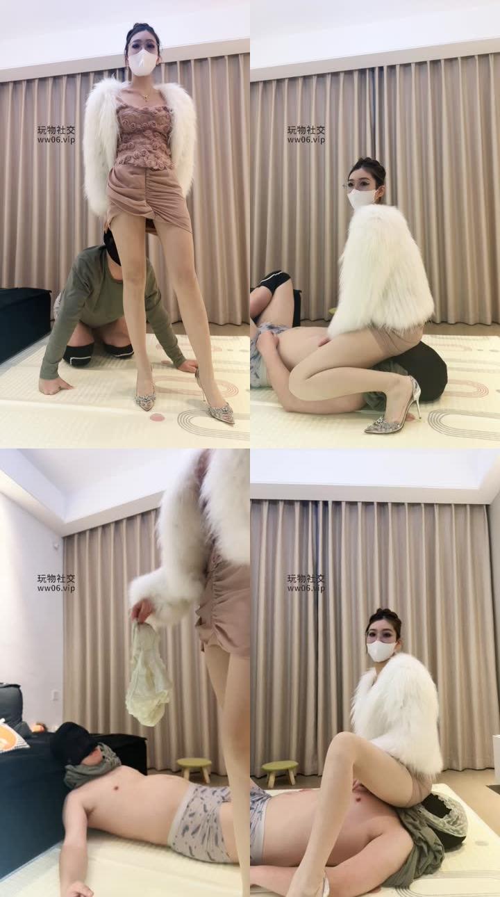 【七月大大】御姐范S-美臀坐脸窒息/掐乳胯下羞辱/吃内裤