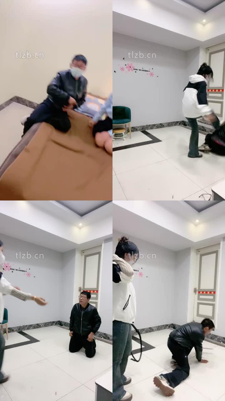 【小九】姐妹花超重度踢踹暴打奴隶