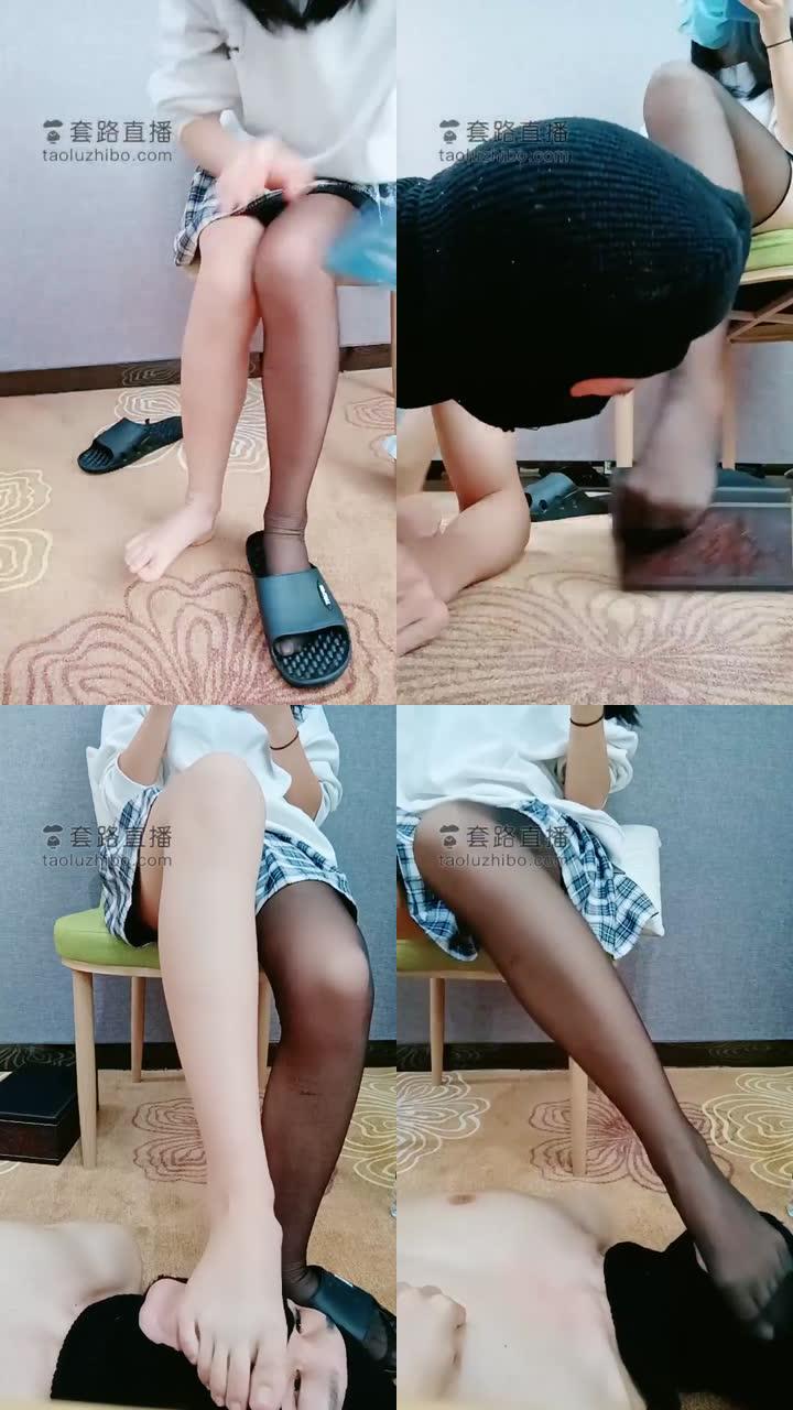 【鱼鱼】家奴舔足深喉专场