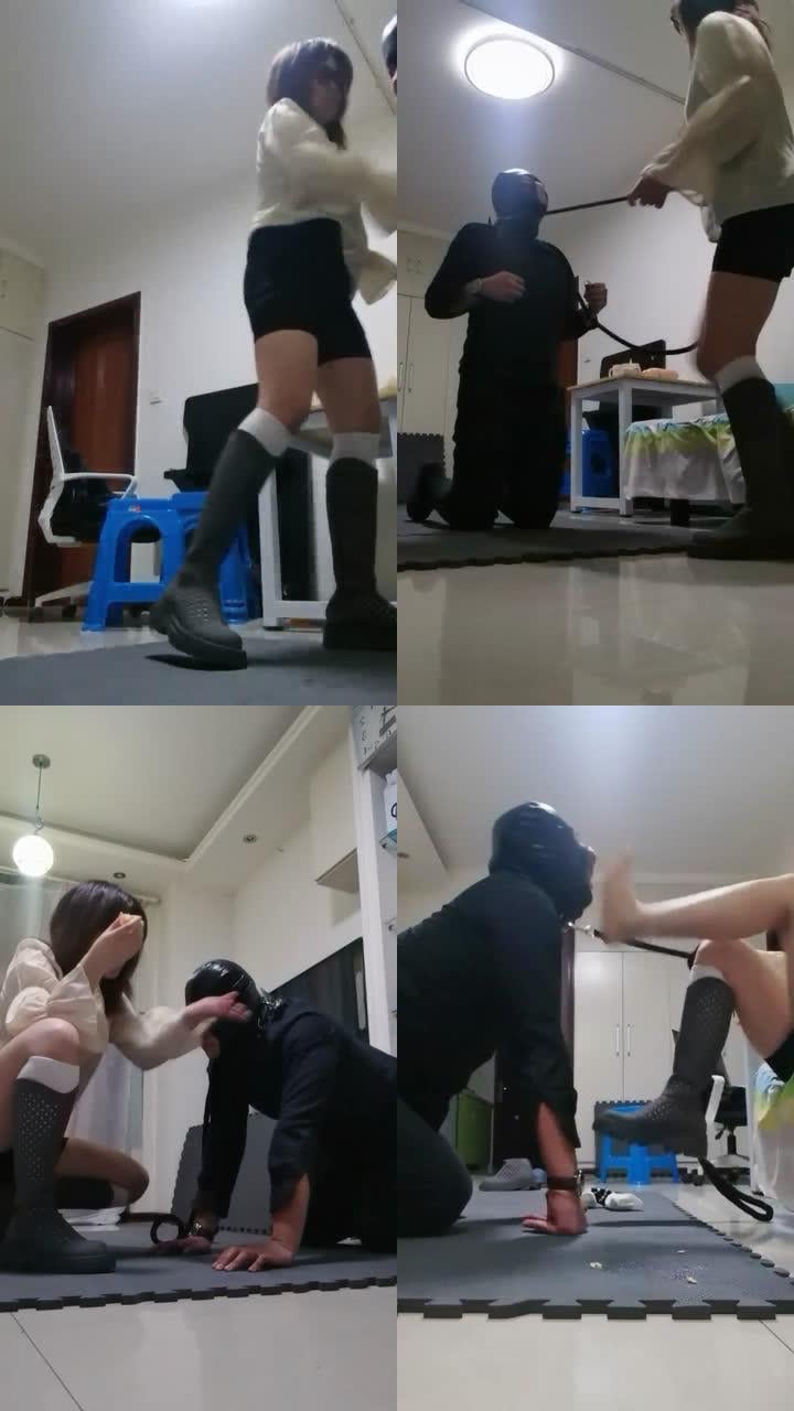 【奶御】御姐犬化家奴-骑马转胯遛狗