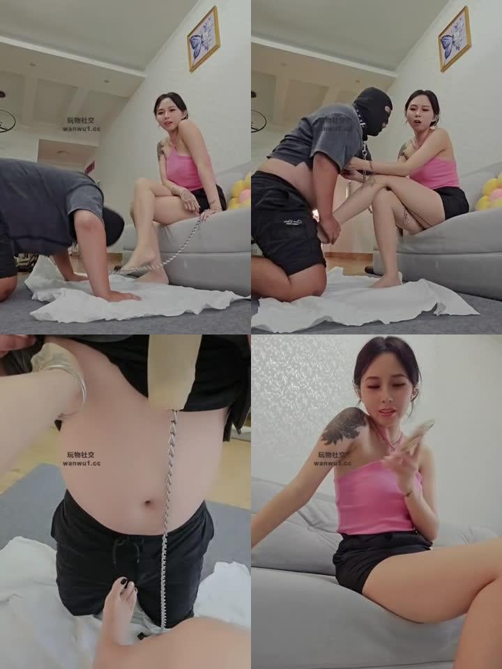 【墨s】重度掐乳/转胯狗爬/闻丝袜