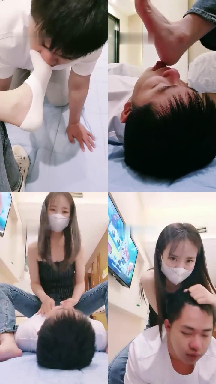 【璎诺】运动后原味白袜羞辱/含袜子/裸足深喉