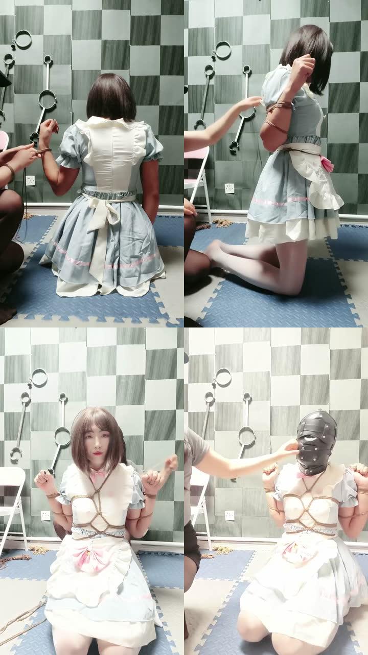 【盈盈】五花大绑可爱CD奴
