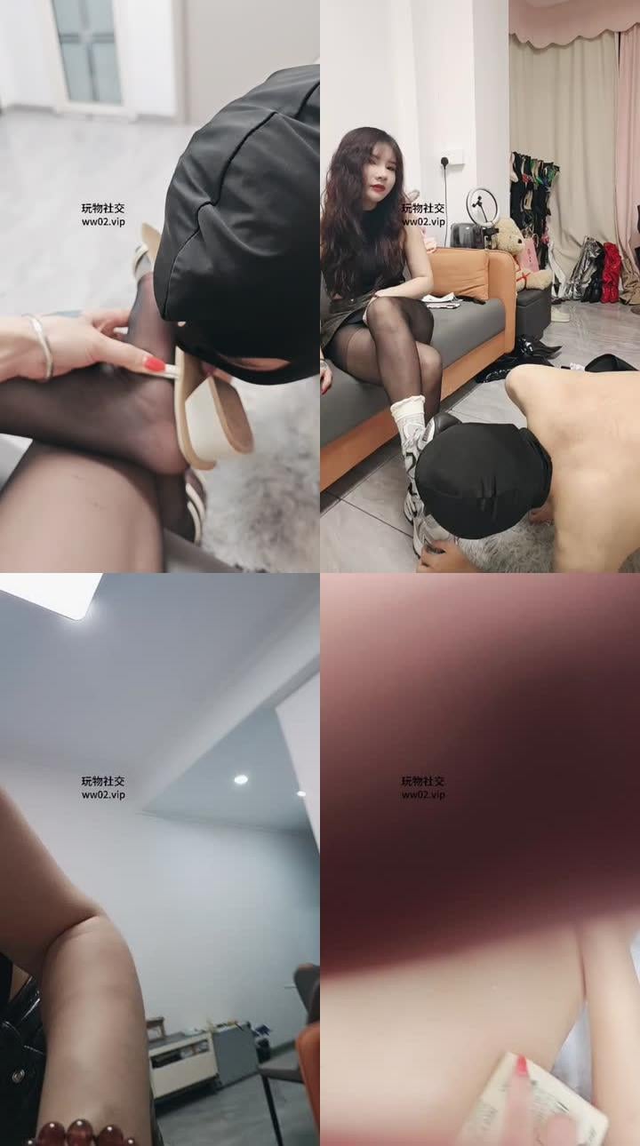 【凤主大人】腿绞窒息/黑丝诱惑/脏长靴运动鞋白袜虐