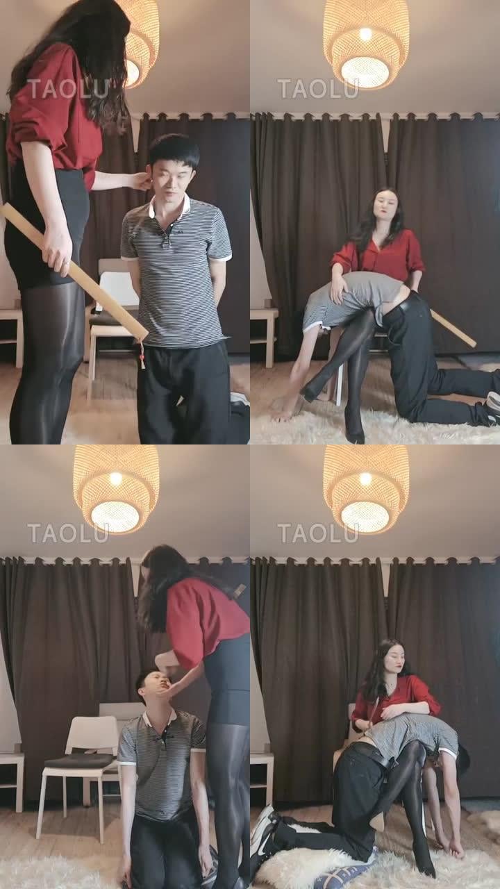 【飞扬女王】妈妈戒尺训导狗儿子