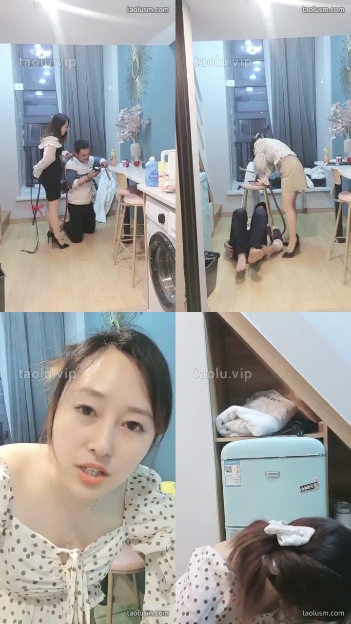 【婉婷S】骑马遛狗爬行/吊绑强制踩-鞭打