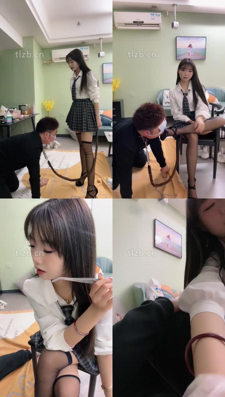 【珂儿大小姐】JK学生主-内裤套头/求圣水/喂口水/虐乳