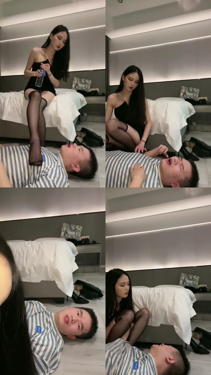 【司宁青】黑丝美腿踩脚垫