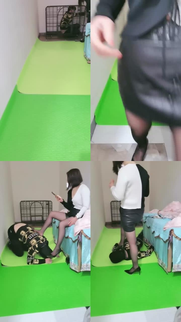 【君舞女王】美容院技师圈养狗奴