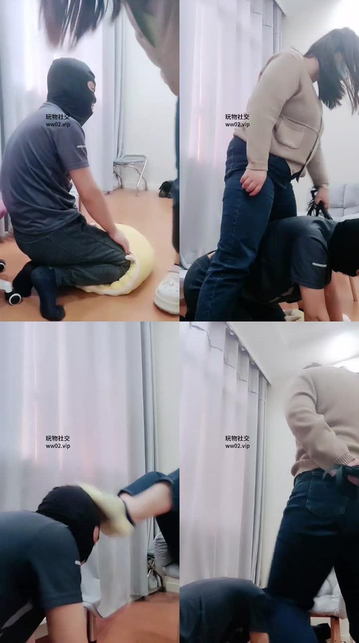 【拽拽】超臭棉袜气味辱/骑马鞭打
