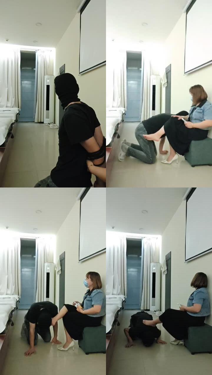 【果果S】反绑/转胯狗爬/舔原味鞋袜/坐脸窒息/口水【完整版】