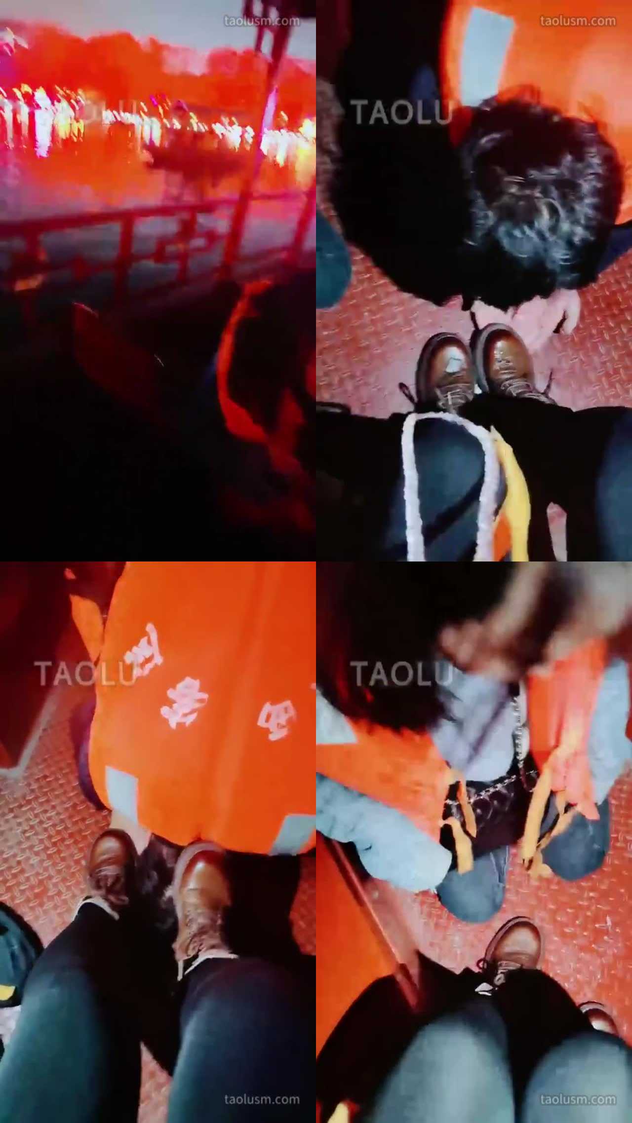【梦幻大大】游船上虐母狗和船夫
