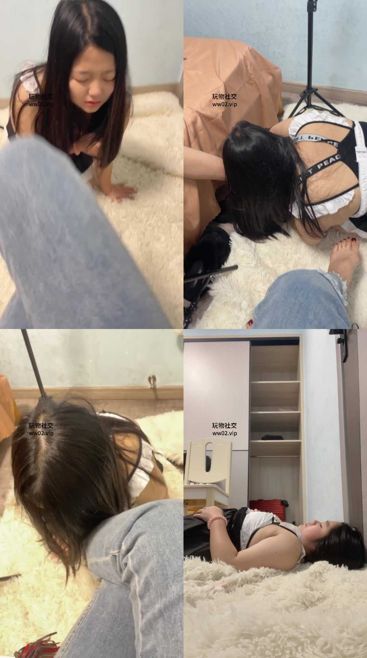 【沐沐大人】母畜-裸足蹂躏闺蜜犬