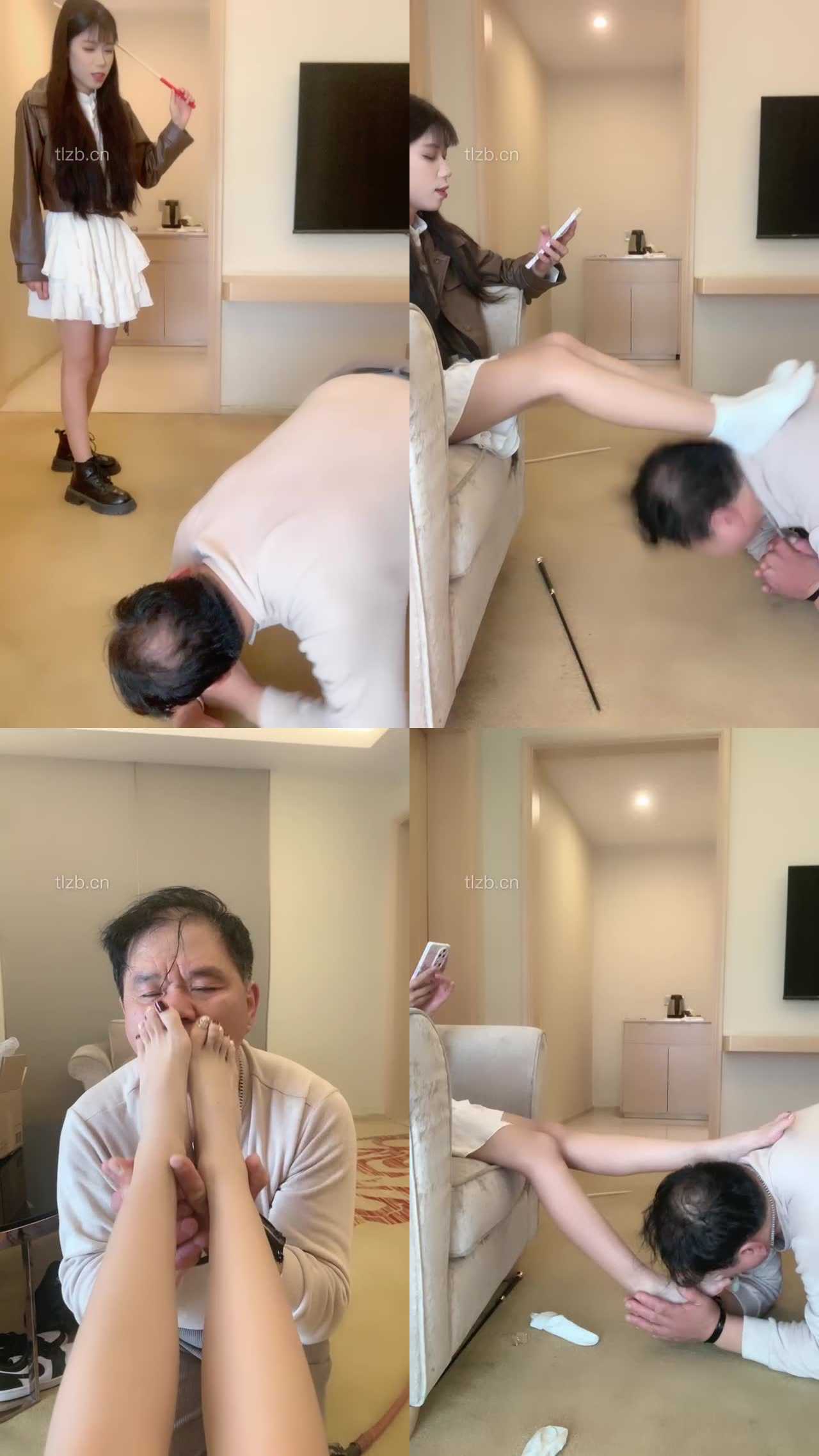 【苏西】甘愿被抽耳光-鞭打换来舔jio机会