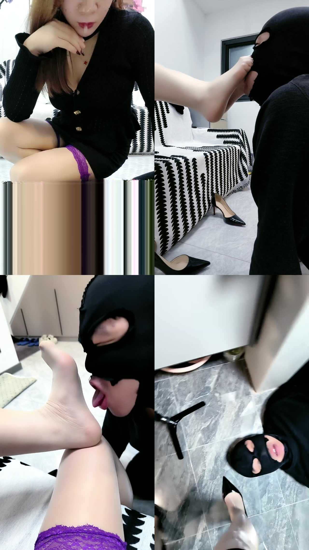 【芮兮夫妻SS】舔脚圣水喂食马桶刷