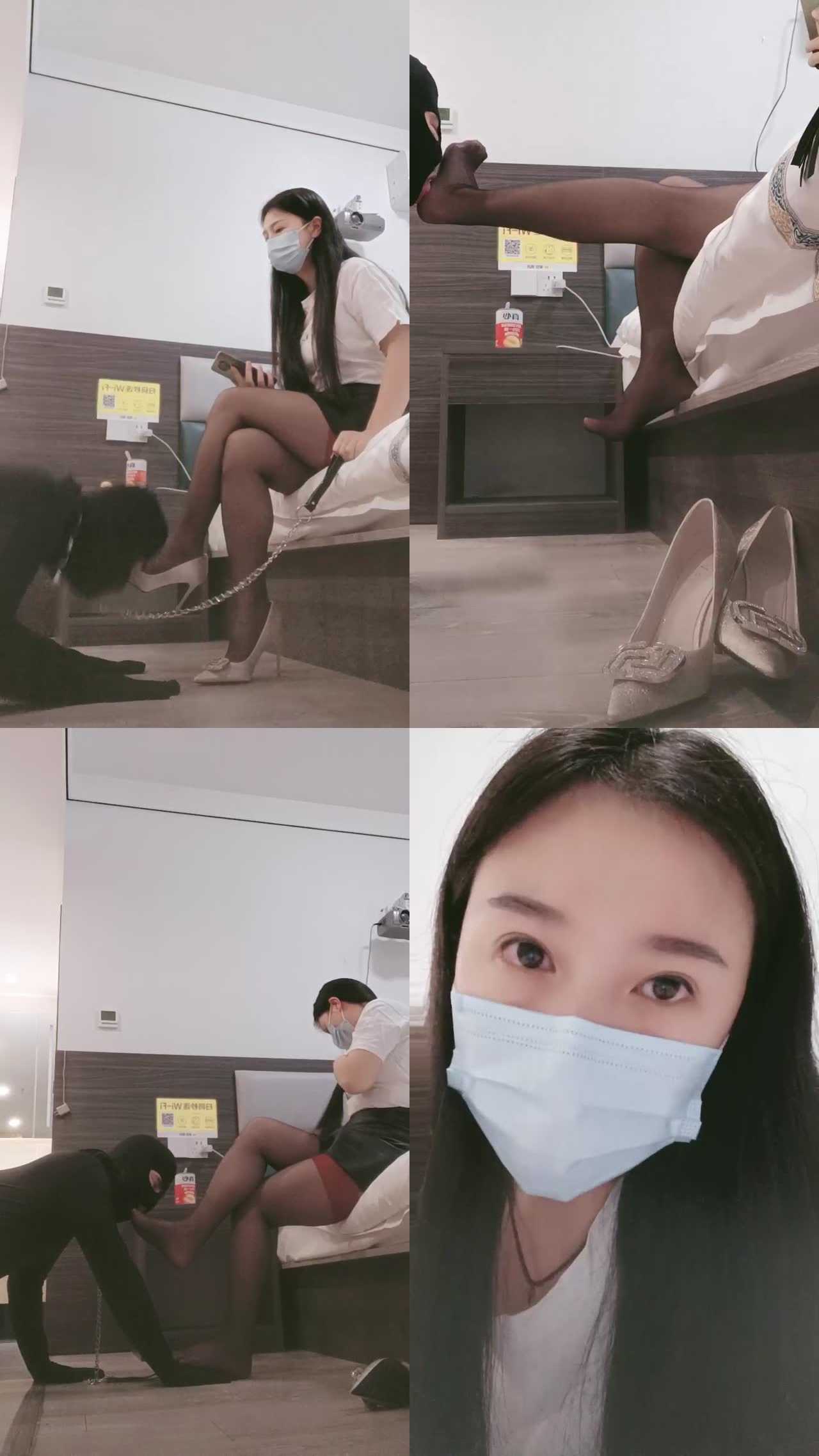 【嗯哼】原味黑丝脚羞辱