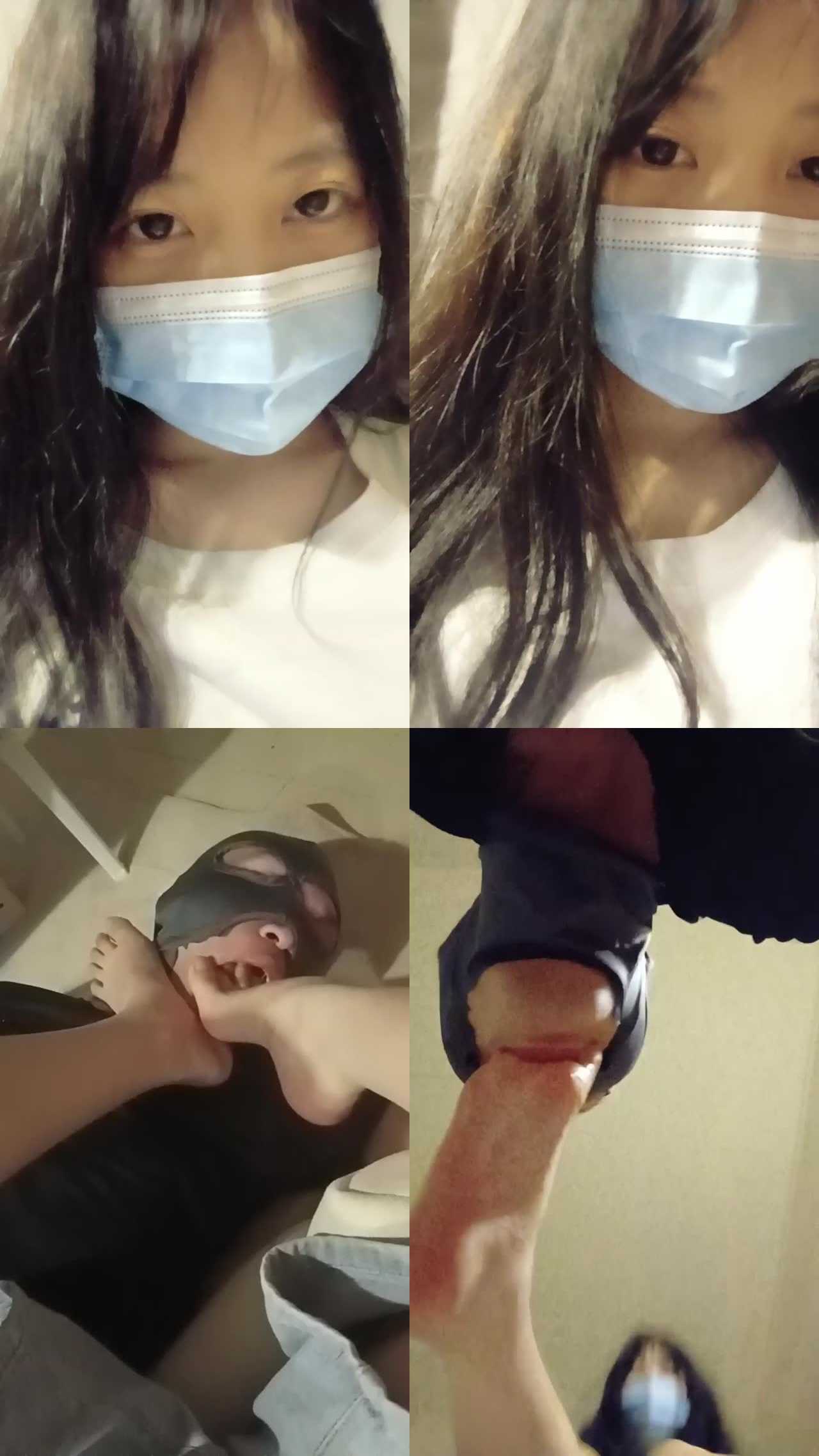 【小亿】学生主裸足恋足舔