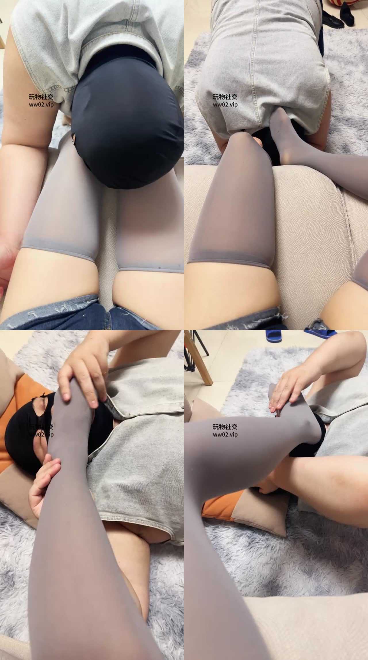 【埋埋汰汰】原味灰丝脚的诱惑虐【续集】