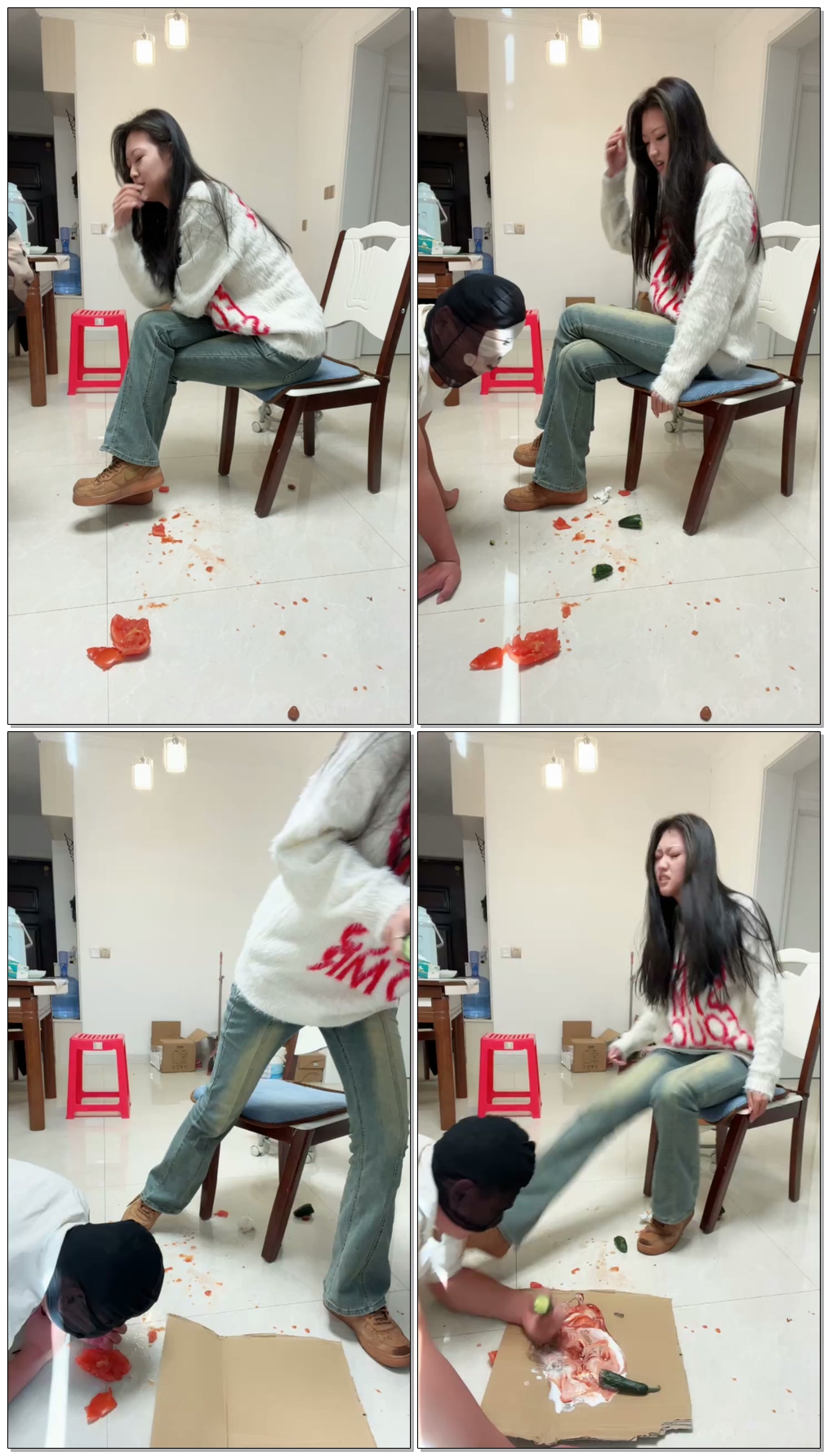 【锅盖子s】素人美女让我当舔狗