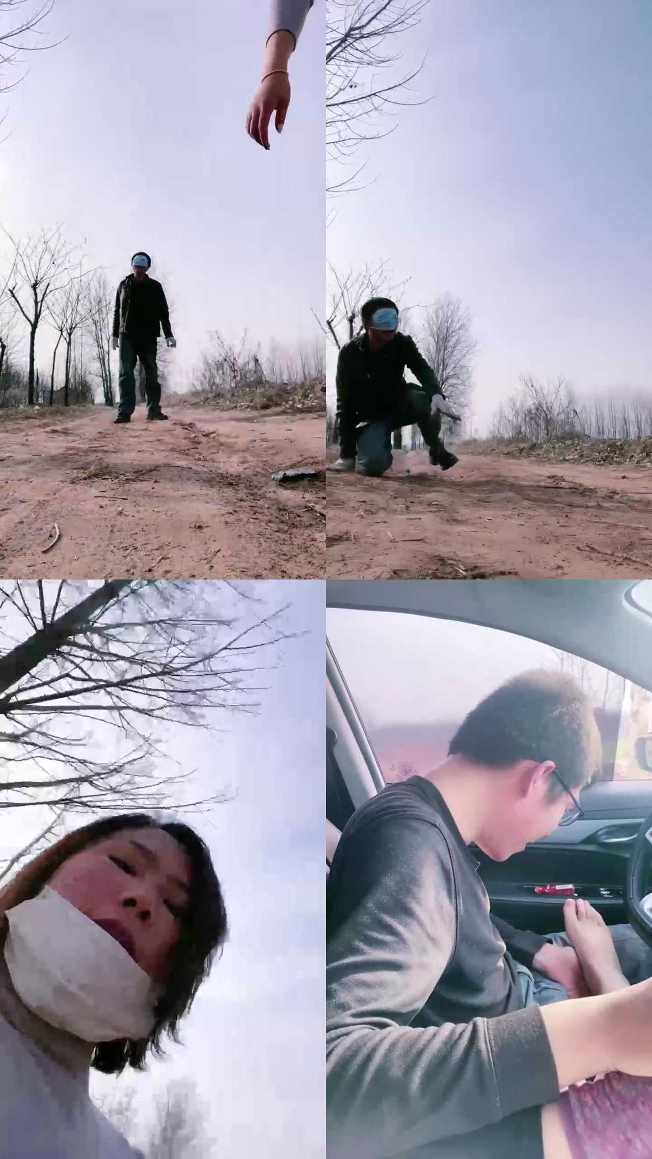 【橙子S】双女主户外飞踹专场