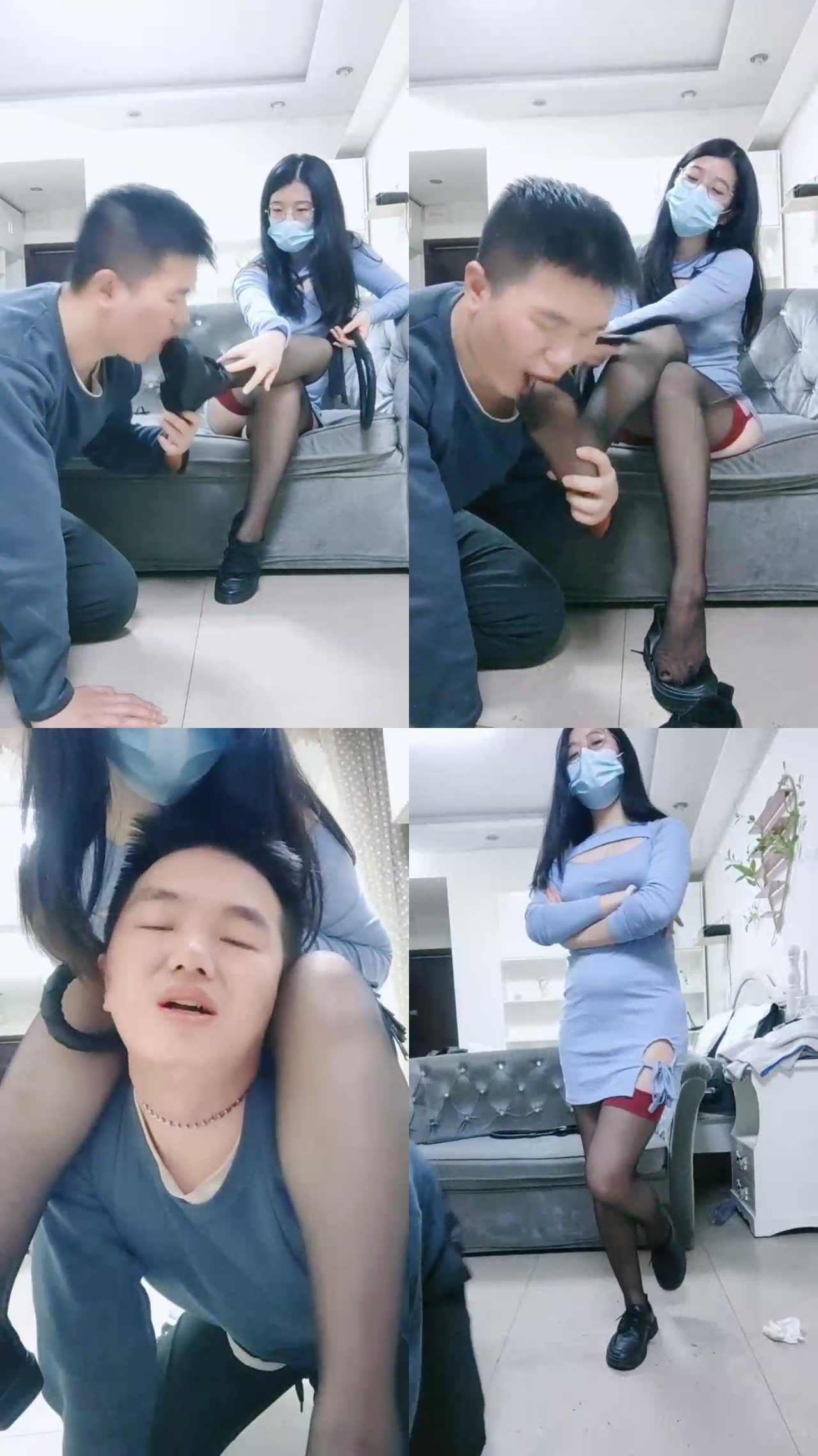【重庆男神】18岁少女踩蛋糕强制喂食/掐肉/拧耳朵/跳踩