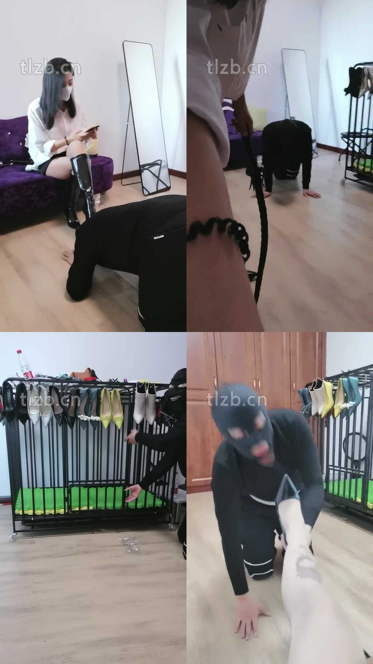 【凌儿】白领S周末圈养犬化下属狗【上】
