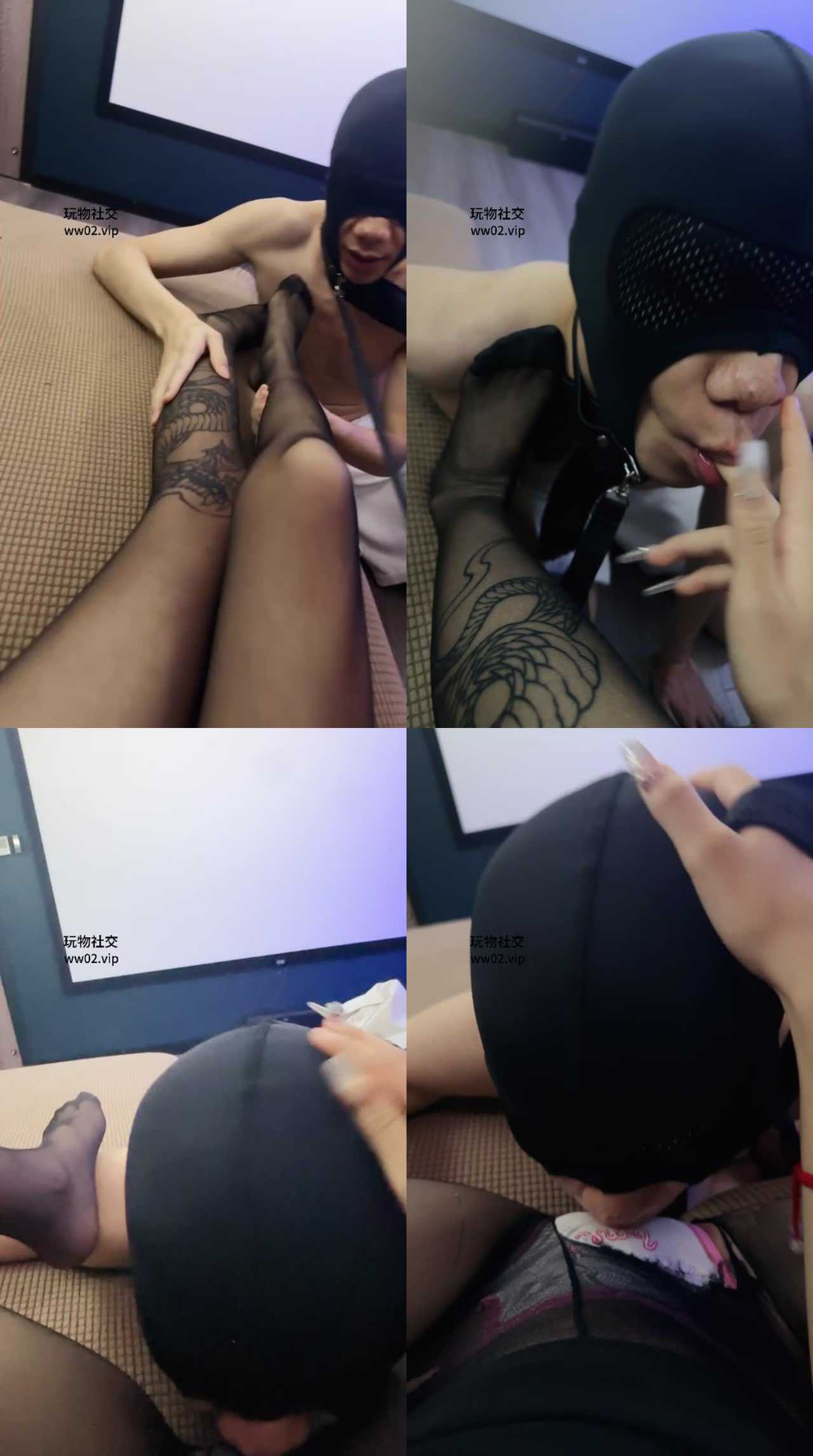 【狗哥】女仆店黑丝美腿狂舔