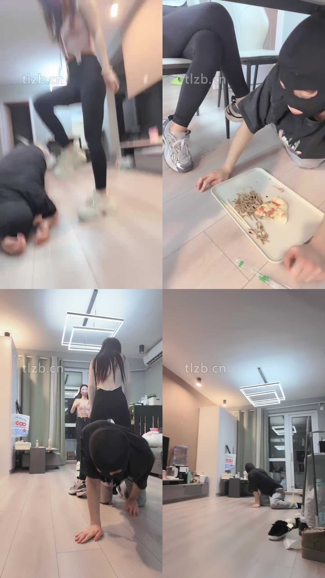 【伊楠】双S-运动鞋踩踏踢踹/耳光/脚下喂食/吃棉袜【双视角版】