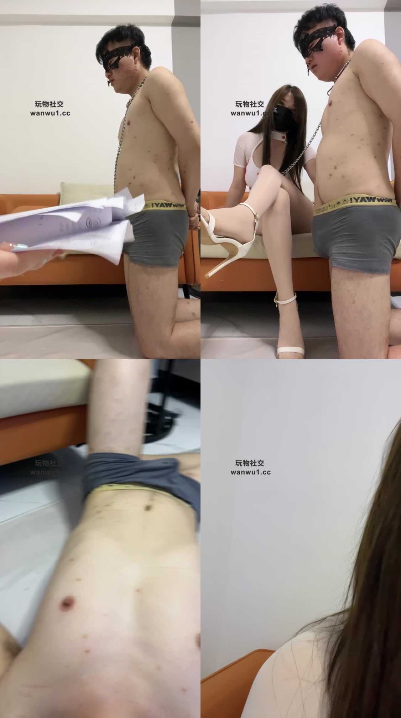 【甜心教主】掐乳/清理脏高跟/香水控制