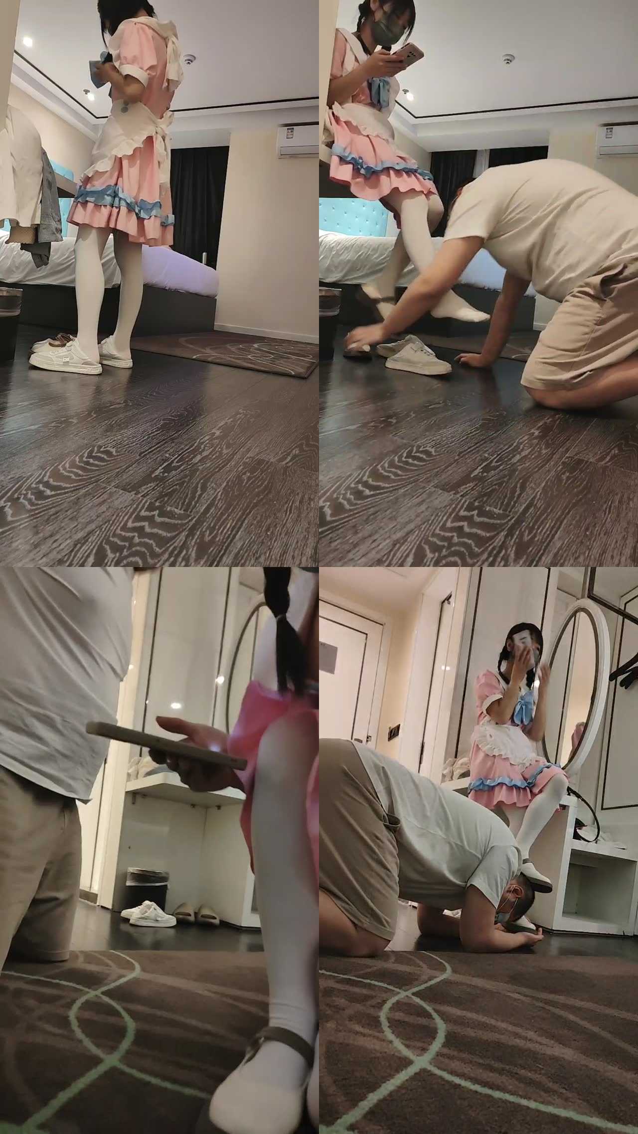 【阿喵】洛丽塔S白丝诱惑踩踏骑马