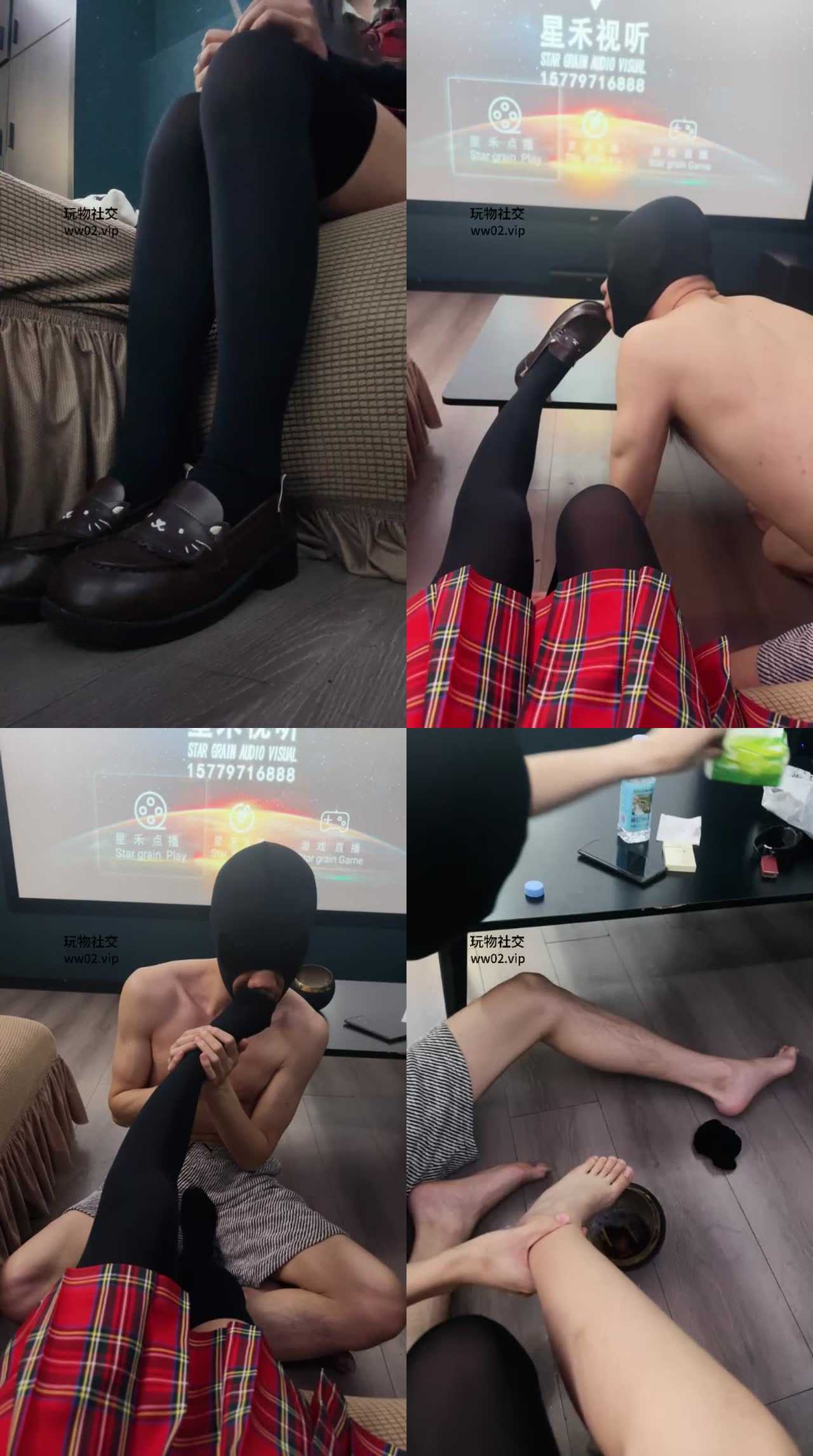 【狗哥】开发18岁文静妹妹-皮鞋过膝袜踩/胯下羞辱/裸足狂舔