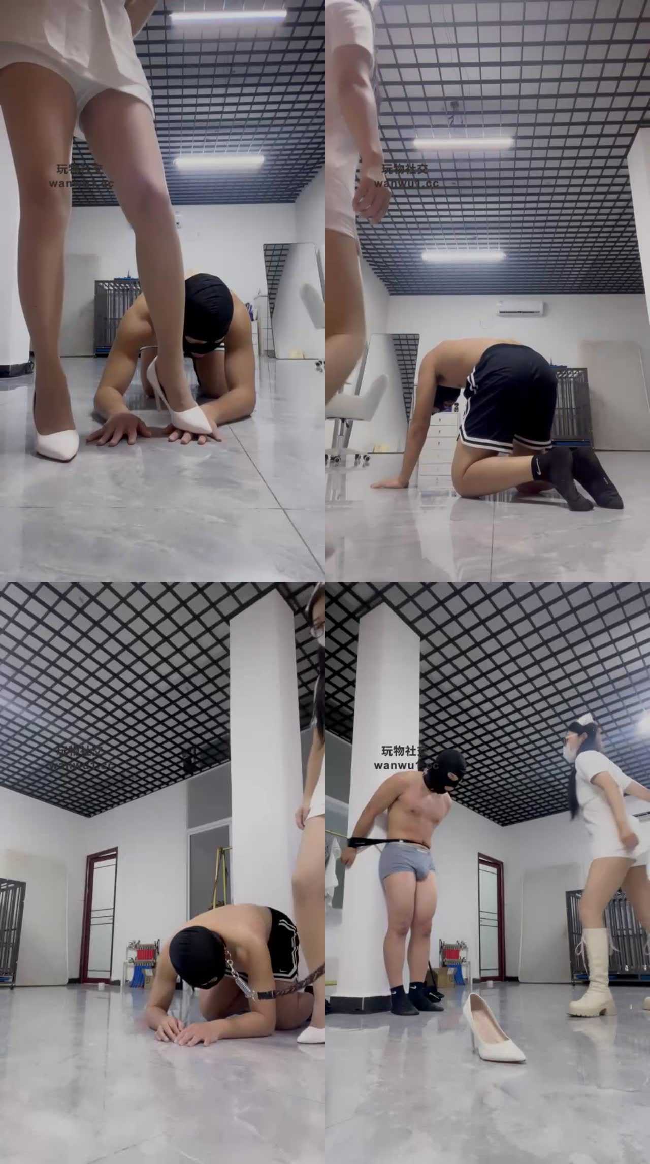 【喵主】高跟碾压狗爪/胯下羞辱/闻舔臭脚丫