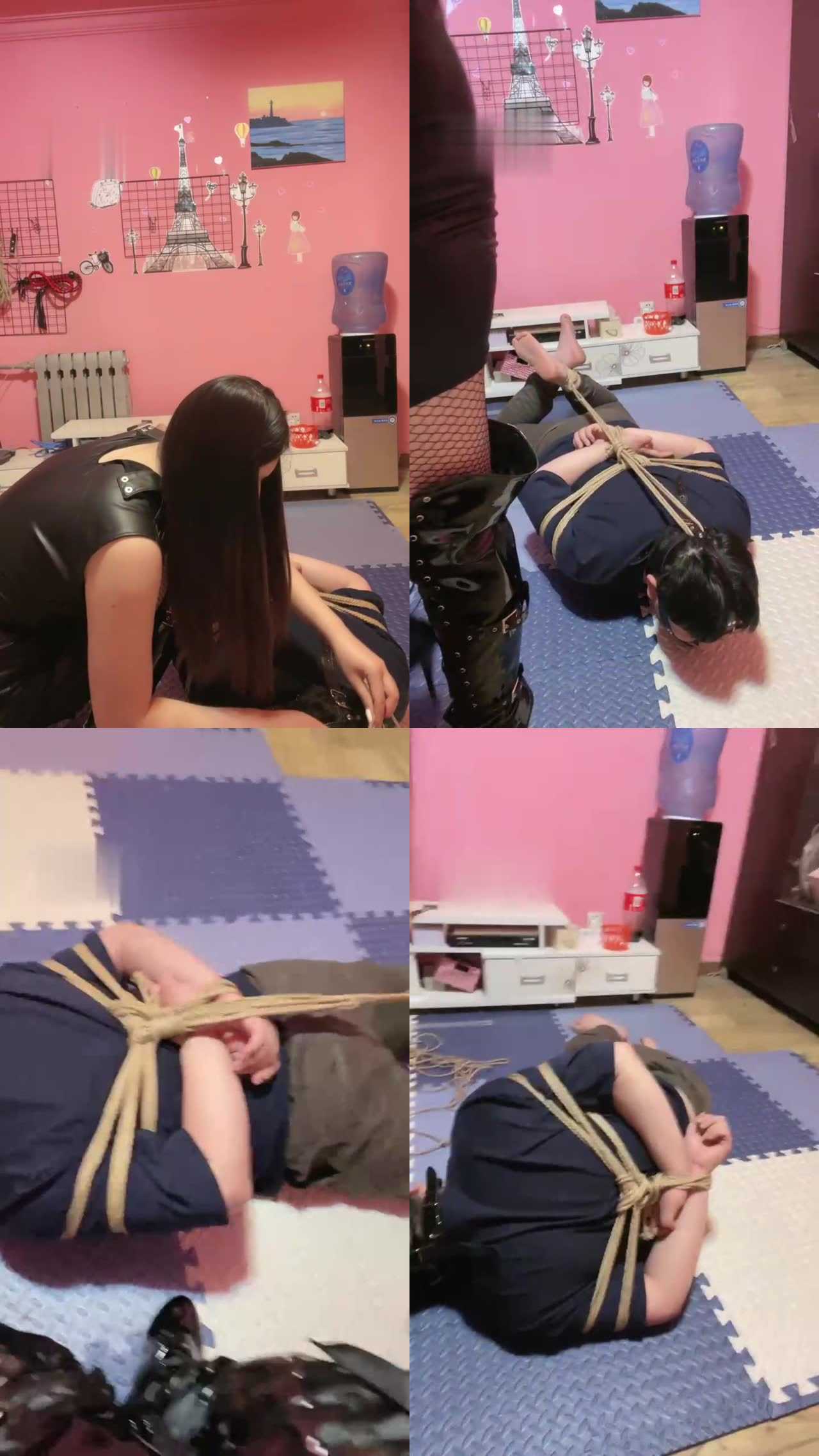 【狗哥】捆绑封嘴囚禁狗奴