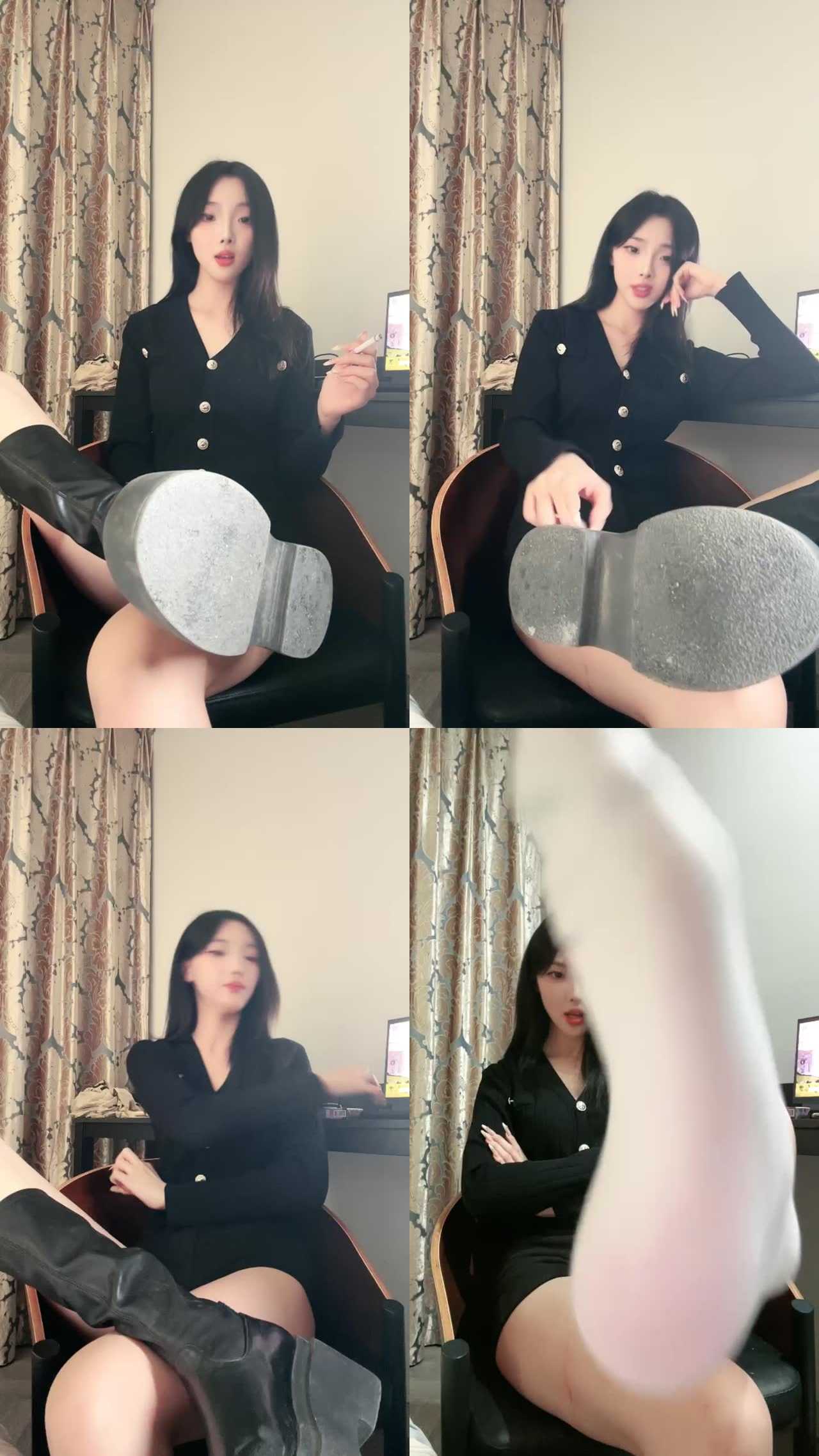 【寒夕】第一视角靴子辱母