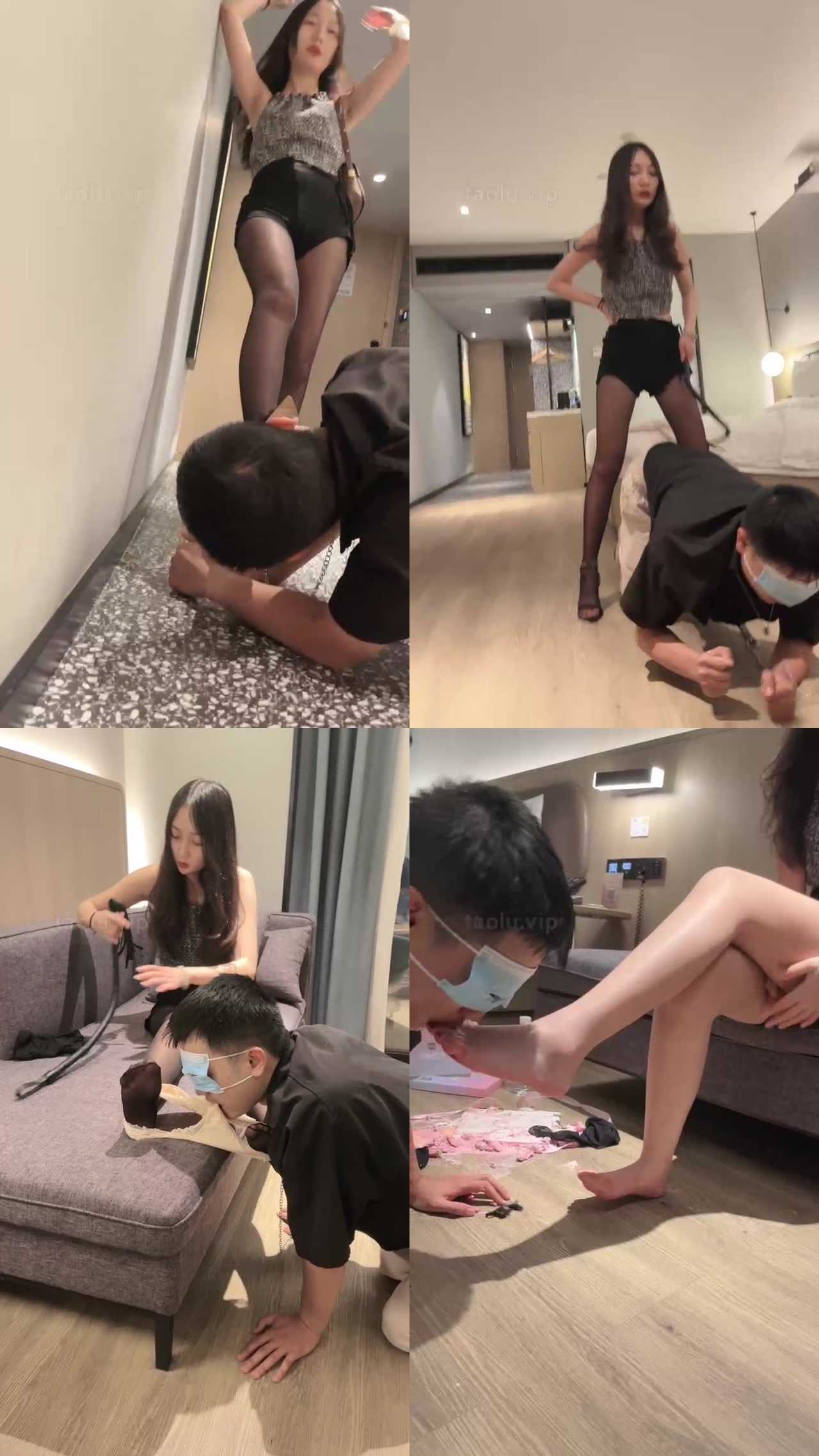【尤物S】黑丝高跟犬化-人肉坐垫/闻舔原味/插嘴转胯骑马/圣水