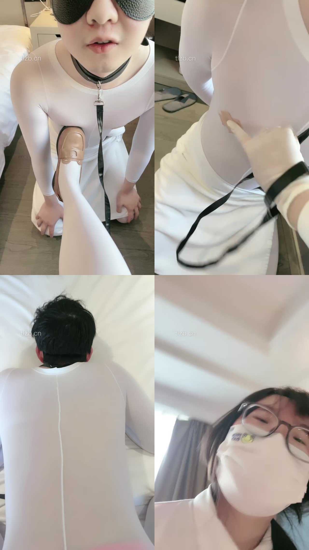 【柠萌小主】羞耻感拉满-皮鞋白丝辱虐狗