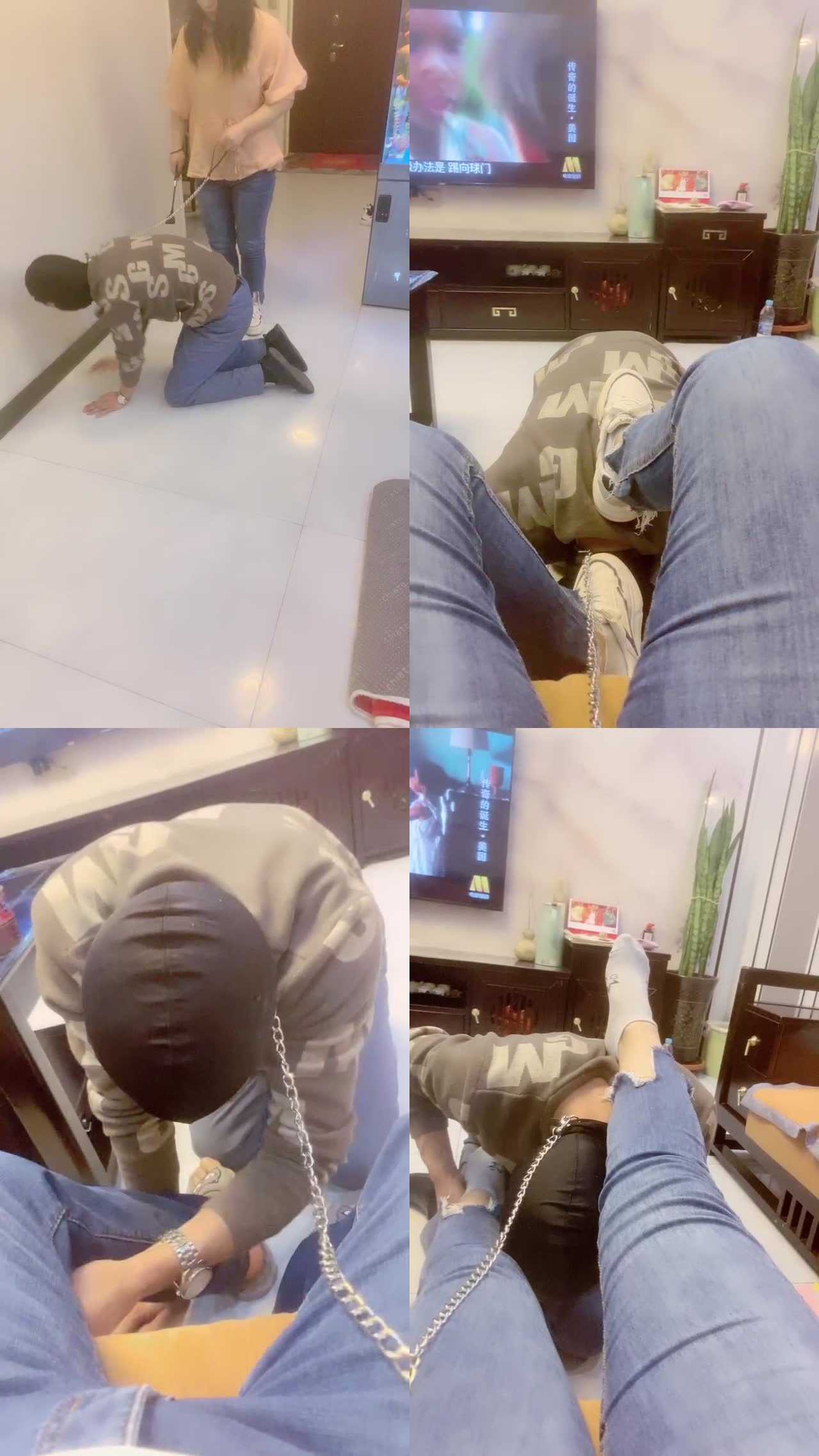 【雪主】小白鞋臭棉袜辱家奴