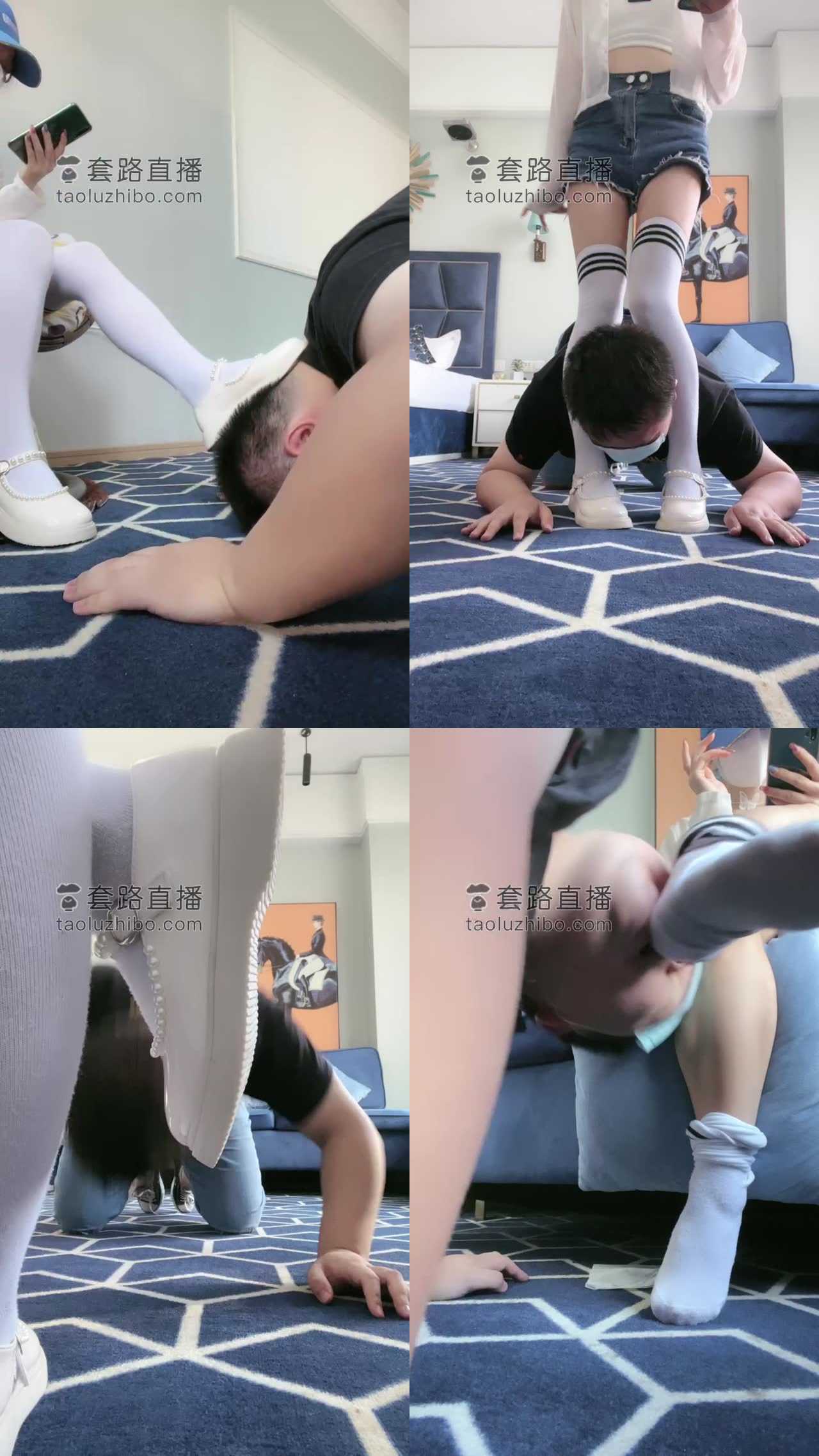 【子妗大大】女王被狗摔倒惹怒主人被暴揍