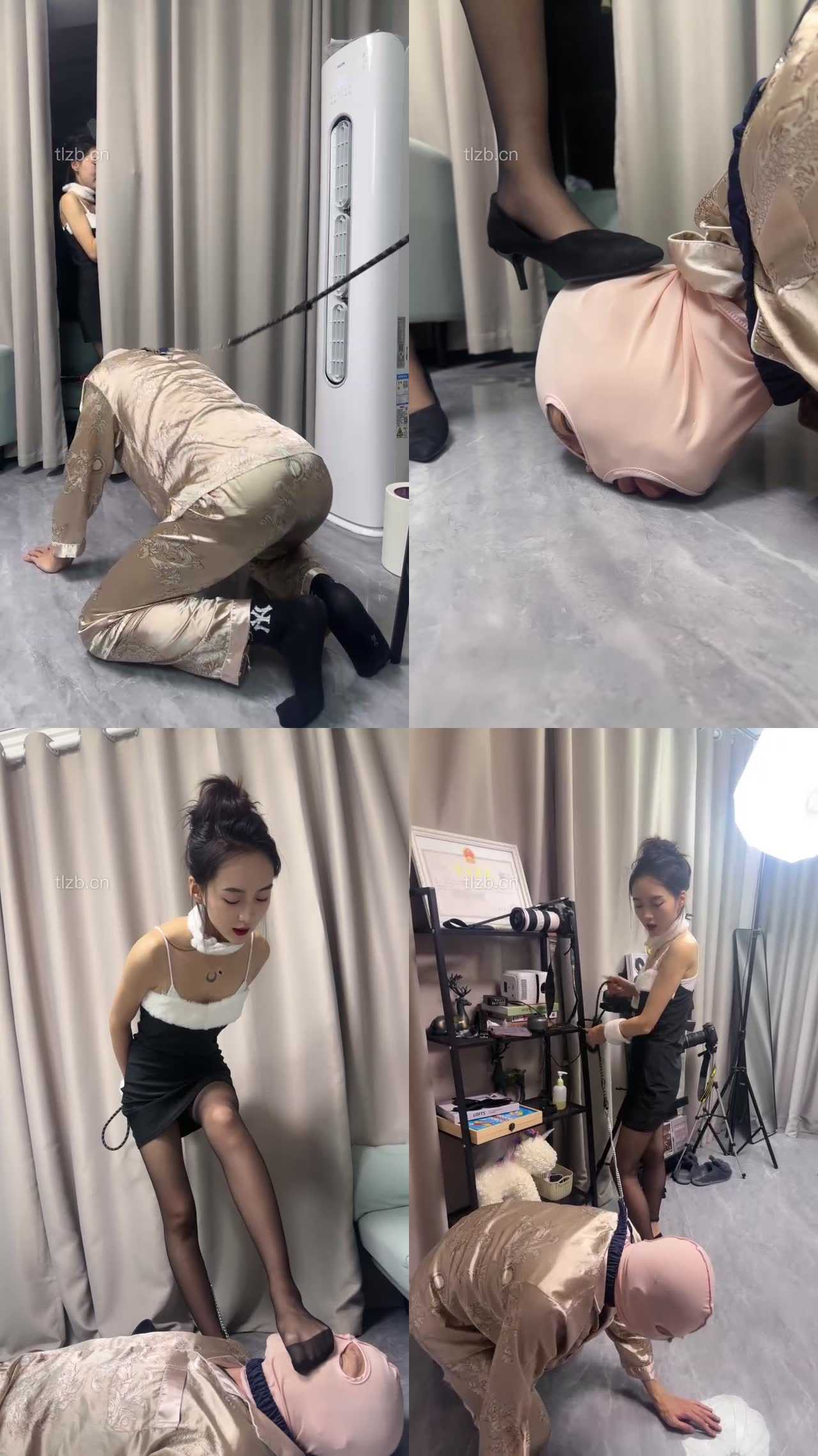 【樱木花道】绿帽老公被拴着羞辱