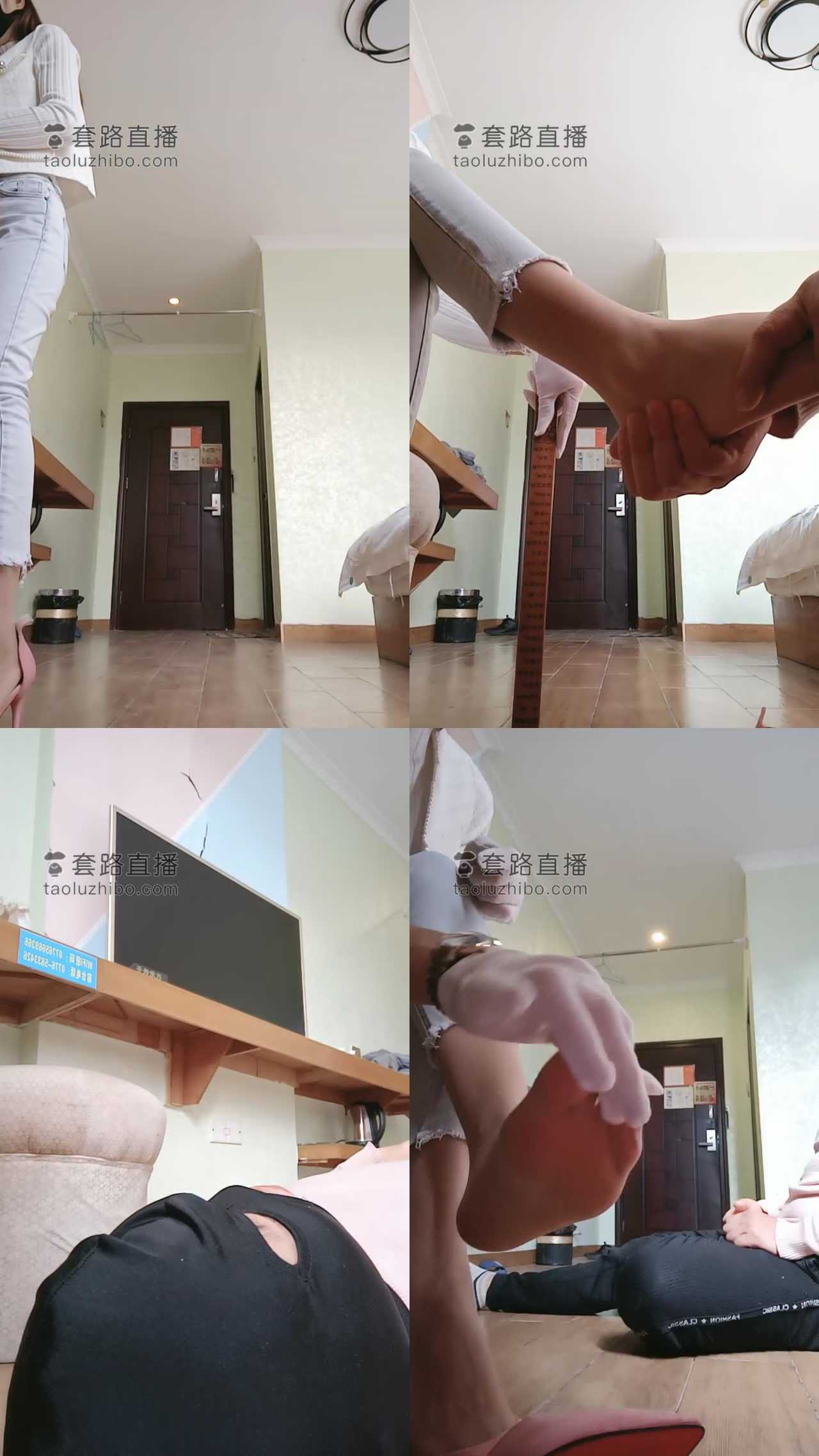 【多多】把素人骗到酒店里调