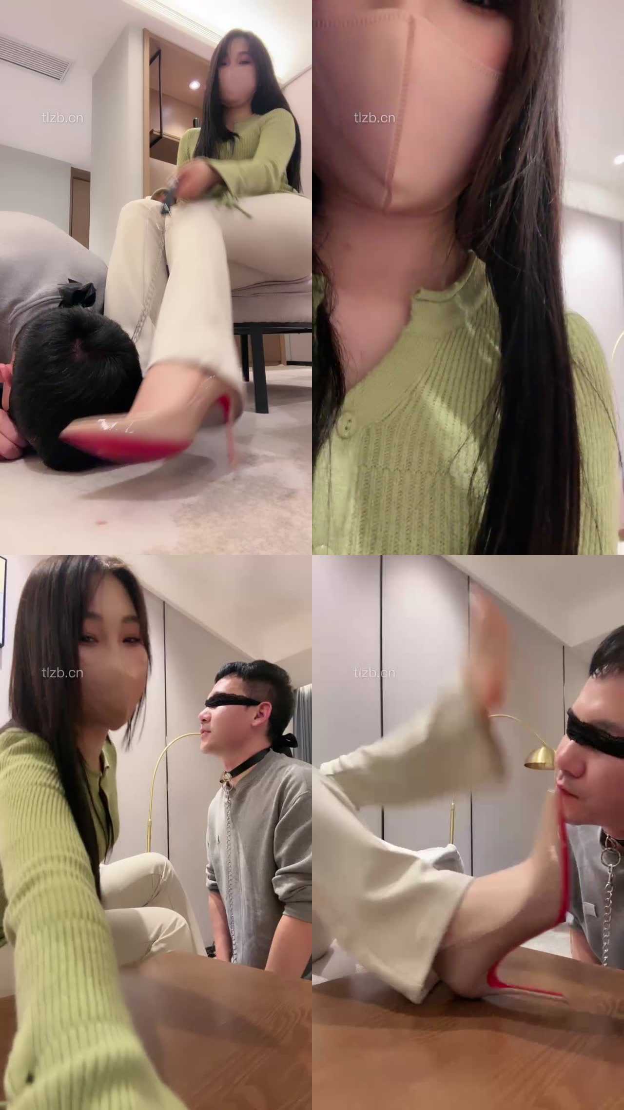 【小x大王】狗链遛狗/高跟美腿崇拜/耳光/踩狗舌