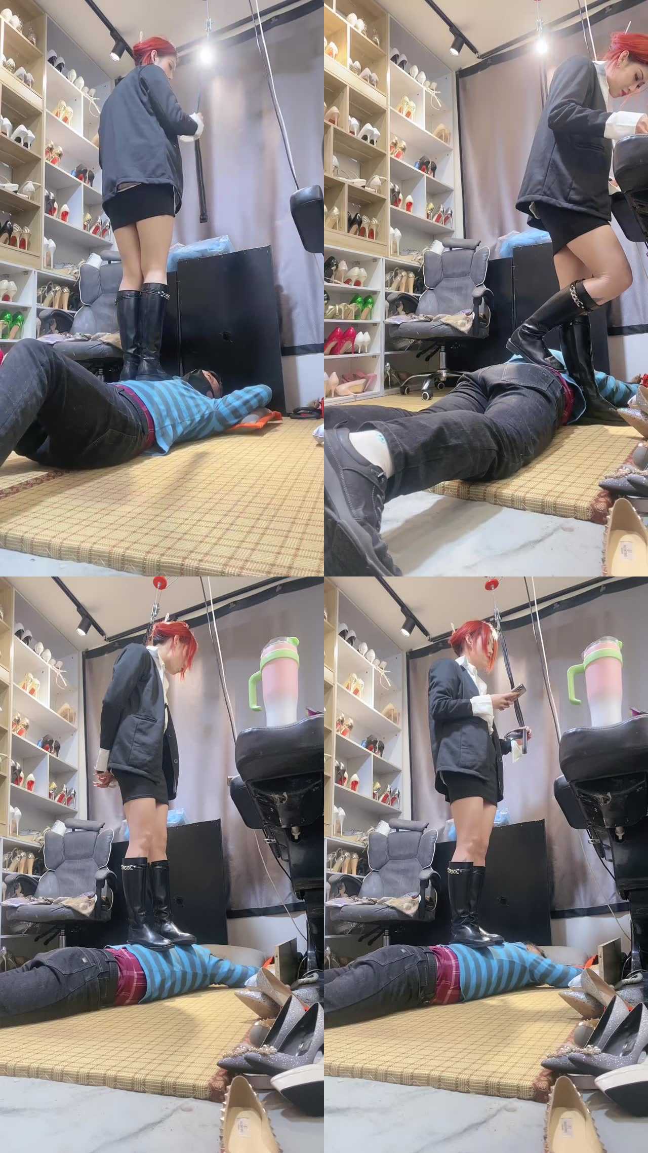 【冰诺】长靴全体重踩踏