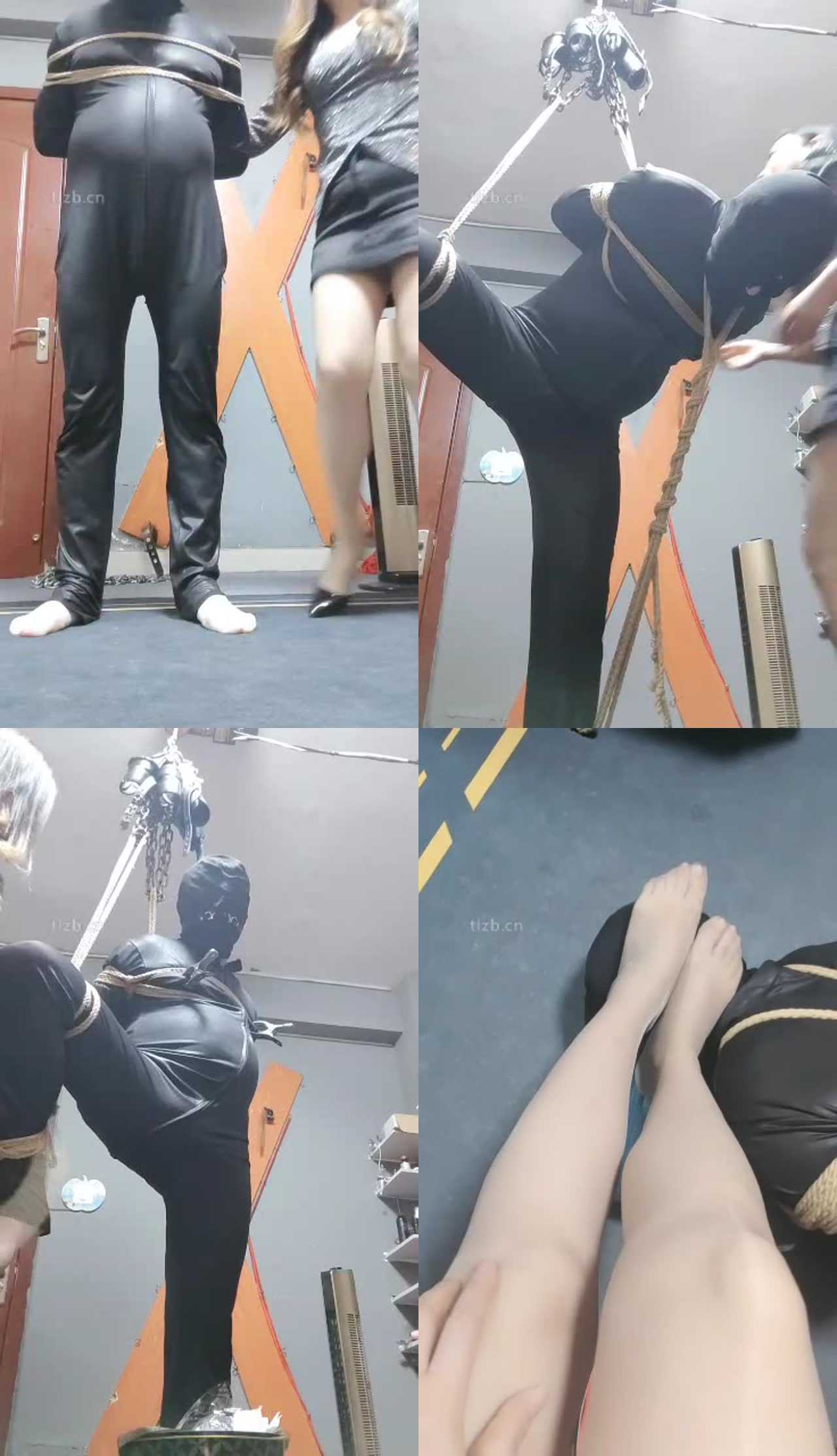 【东营天香百合】五花大绑囚禁刑虐犯人