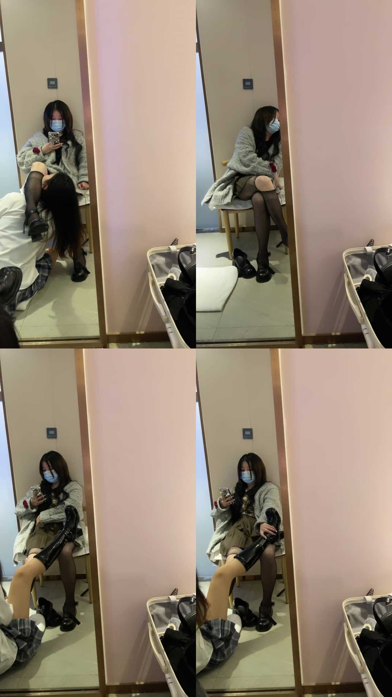 【橘子没熟】开发素人闺蜜做狗