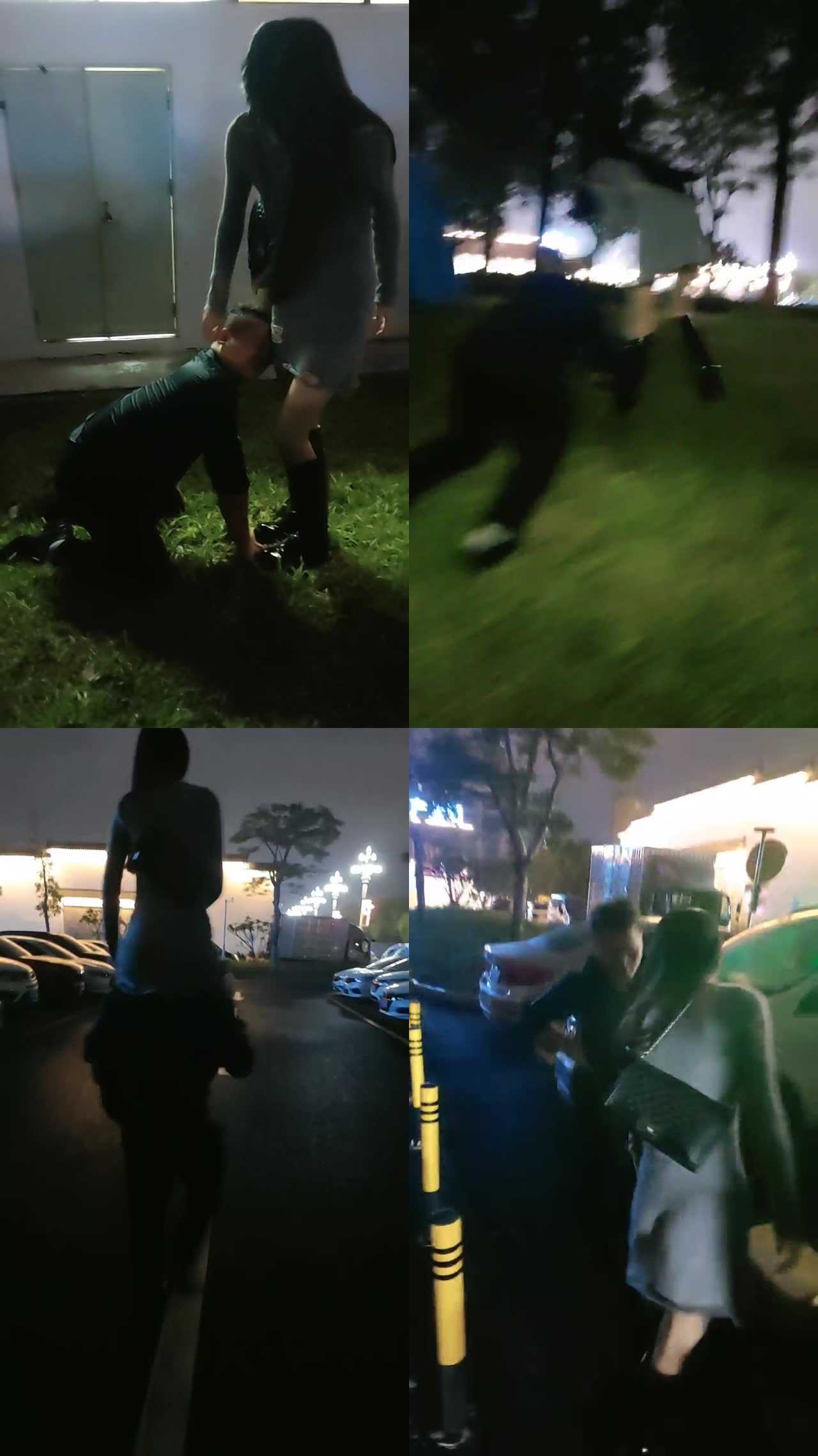 【月影儿】户外长靴全体重踩踏