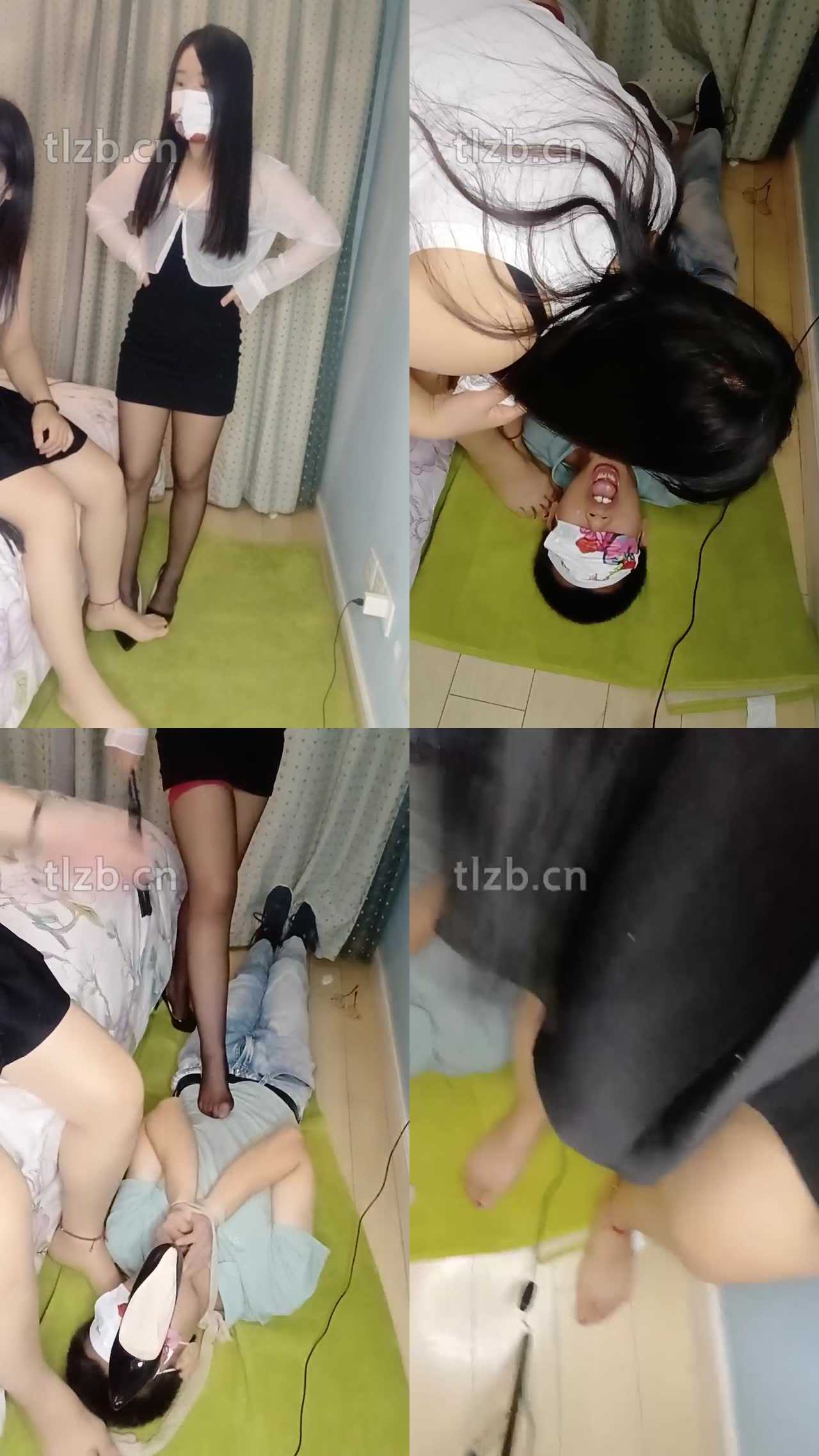 【笑笑女王】双S-园丝袜高跟恋足舔【上】