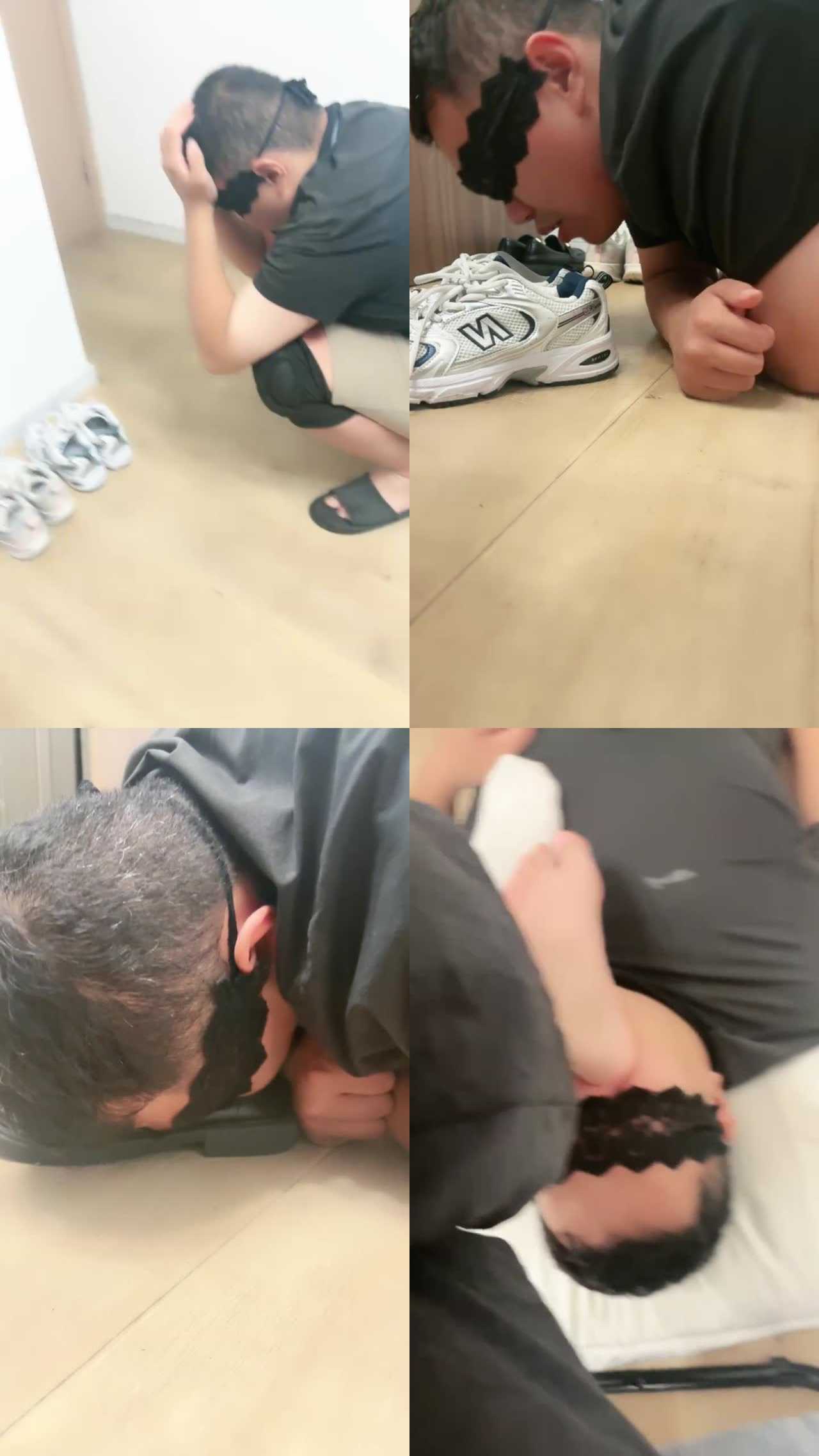 【上海学生主】邻居偷闻鞋子被我发现