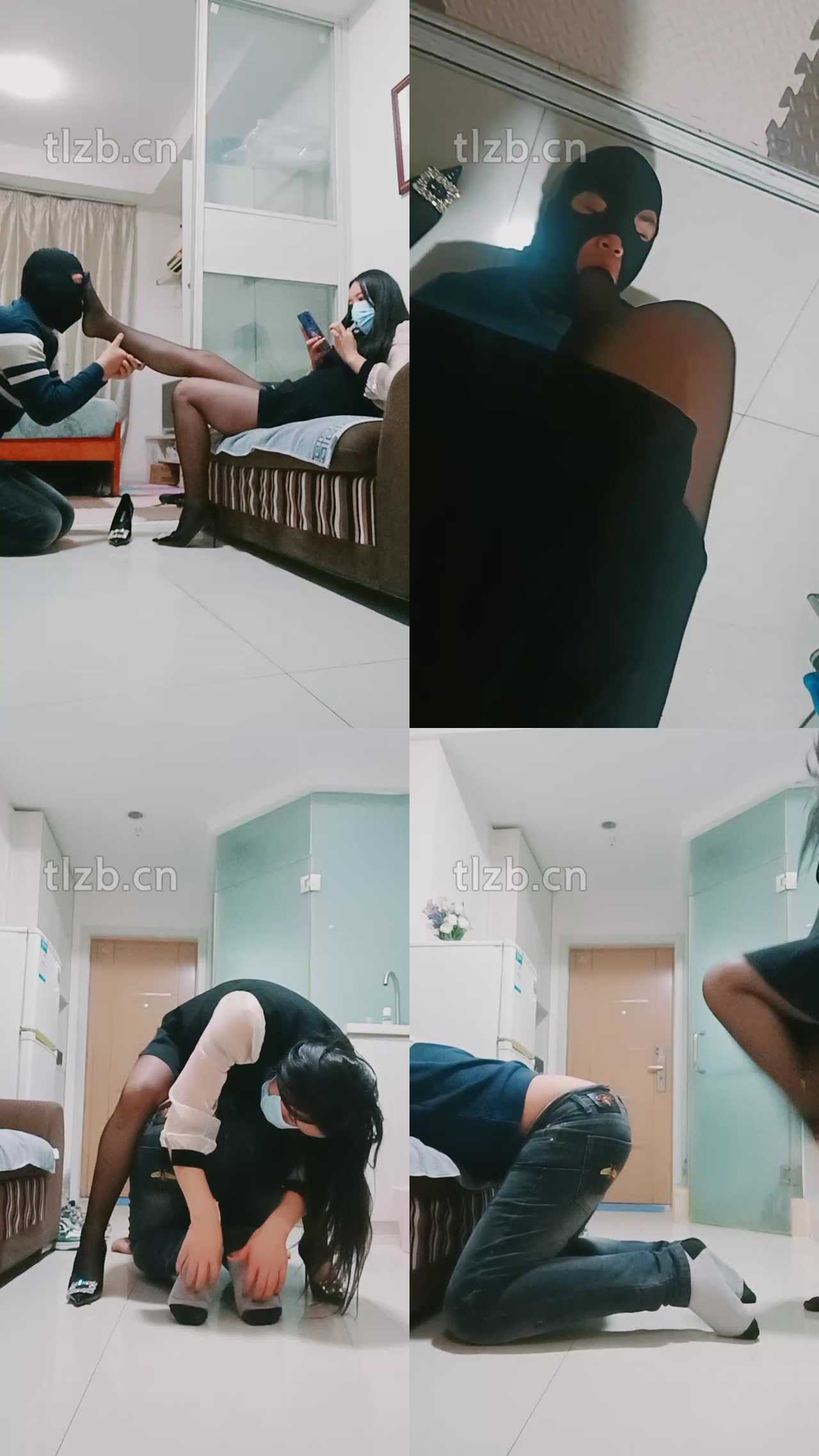 【心语女王】黑丝高跟诱惑-坐脸窒息-踩踏-sp