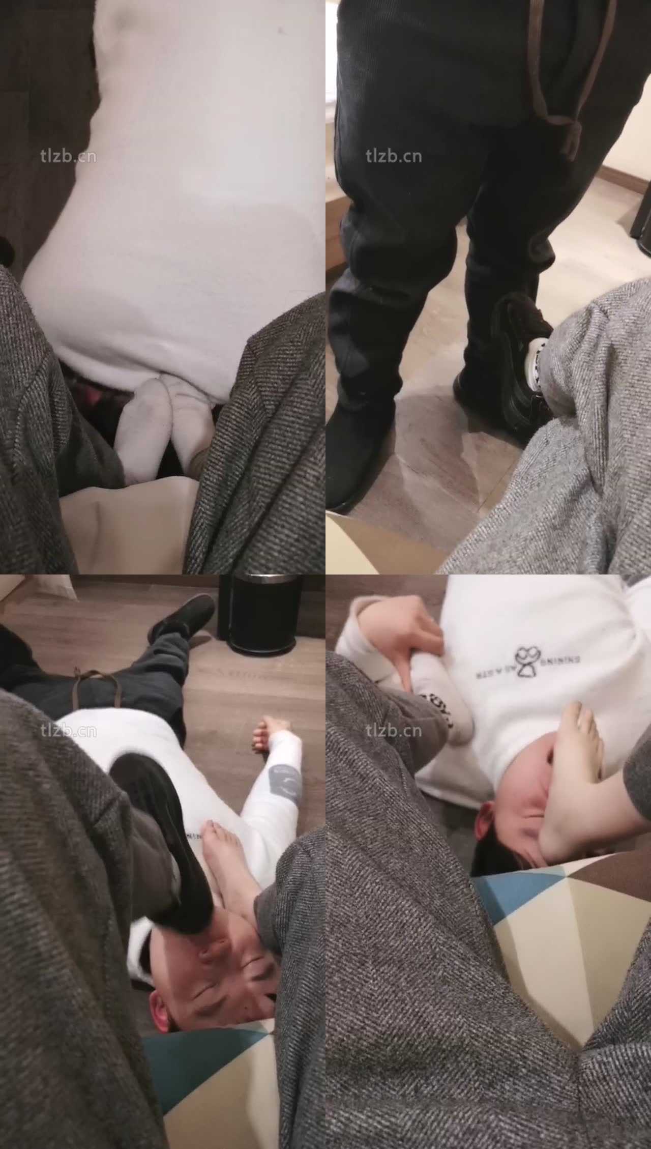 【梦熙】和男友逛街后让绿帽舔鞋袜